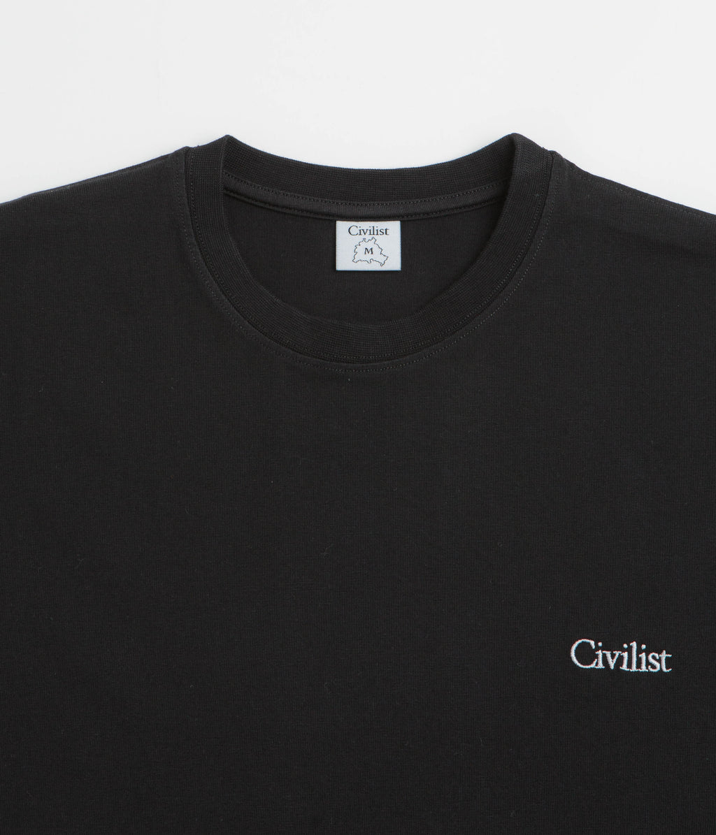 Civilist Mini Logo T-Shirt - Black