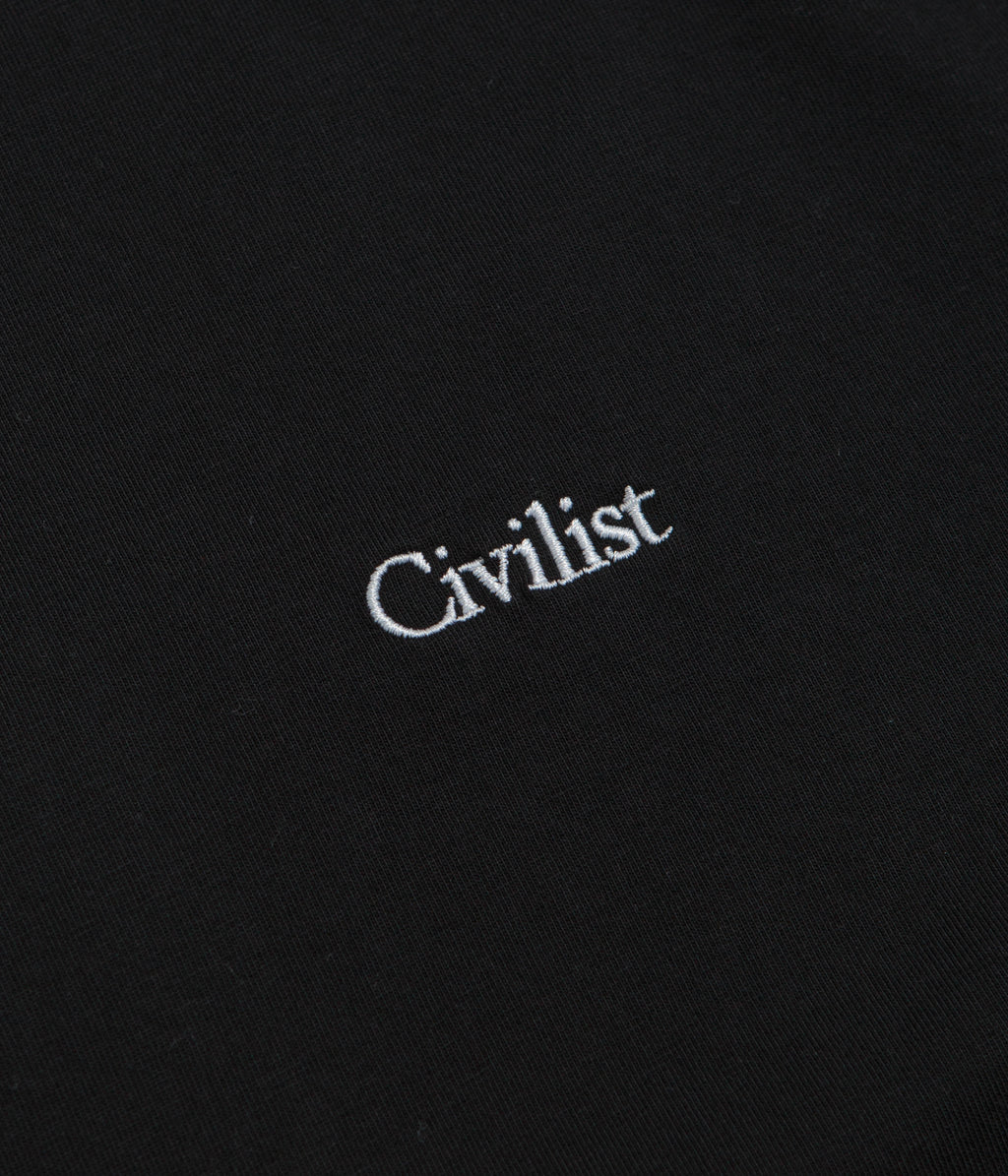 Civilist Mini Logo T-Shirt - Black