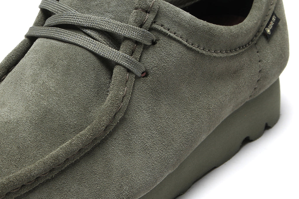 Women's Wallabee GTX Khaki/Green Suede