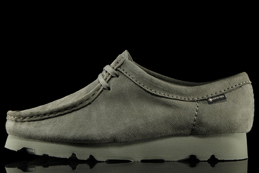 Women's Wallabee GTX Khaki/Green Suede
