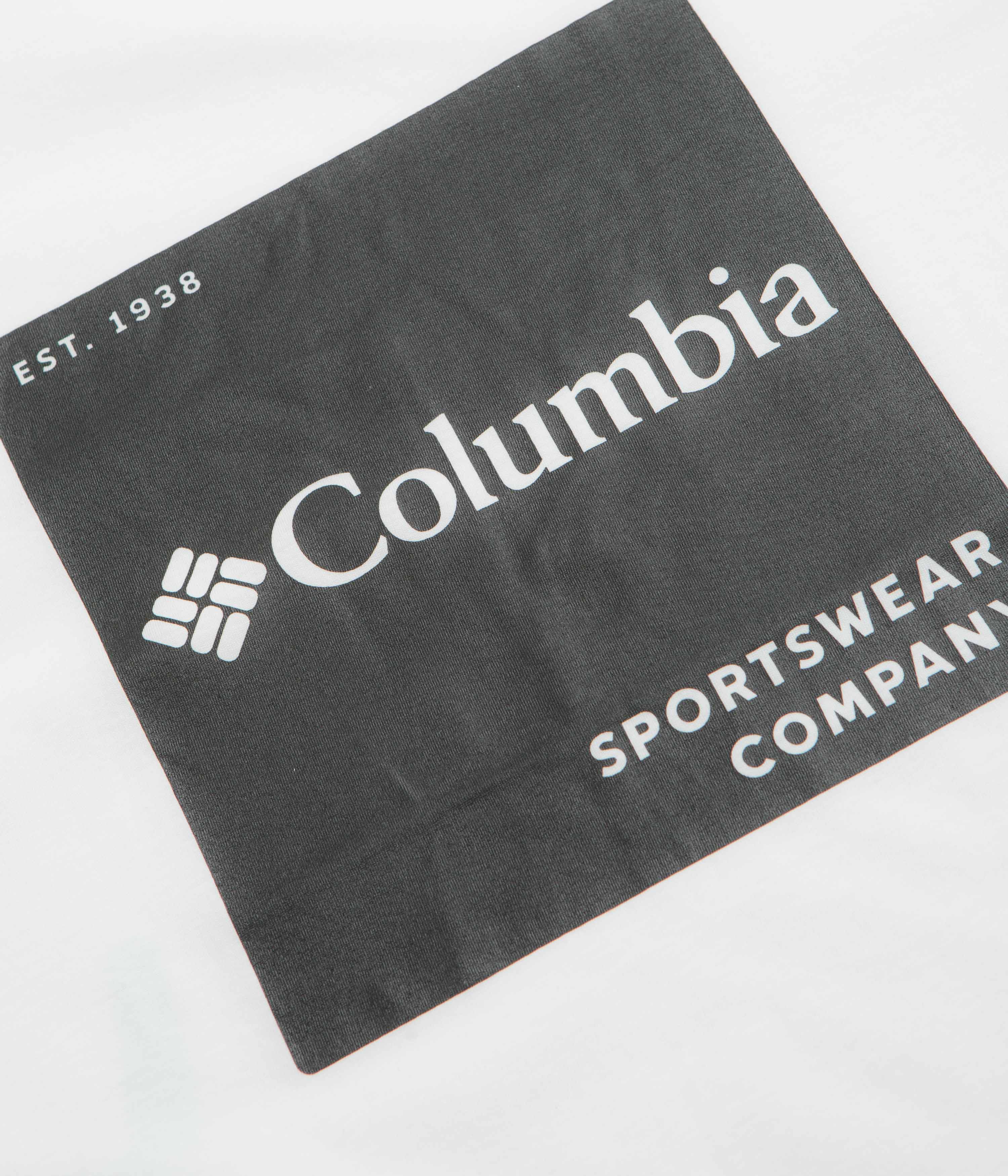 Columbia CSC Logo Back T-Shirt - White / Boxy Brand