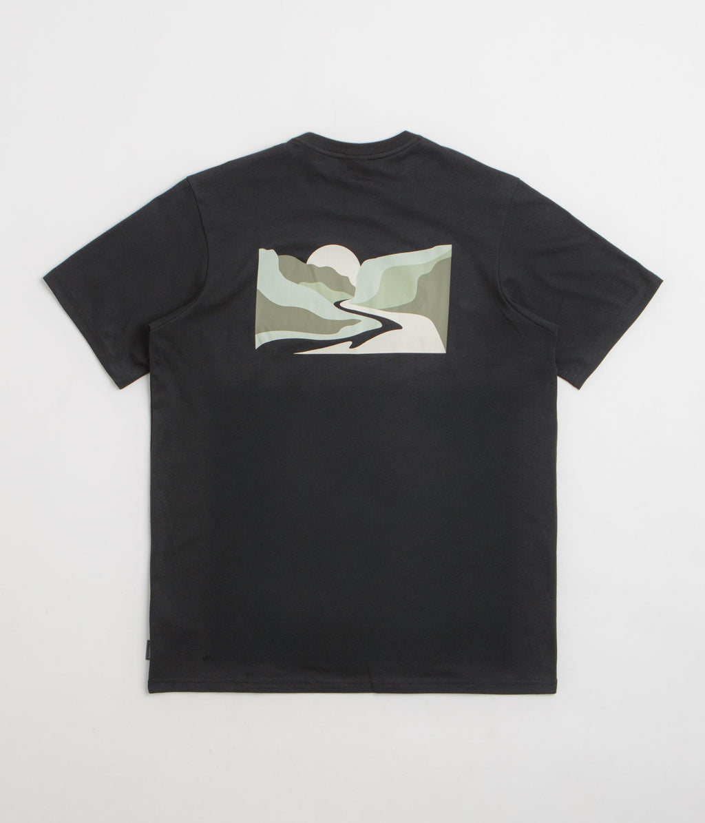 Columbia Explorers Canyon Back T-Shirt - Black / Trailscape