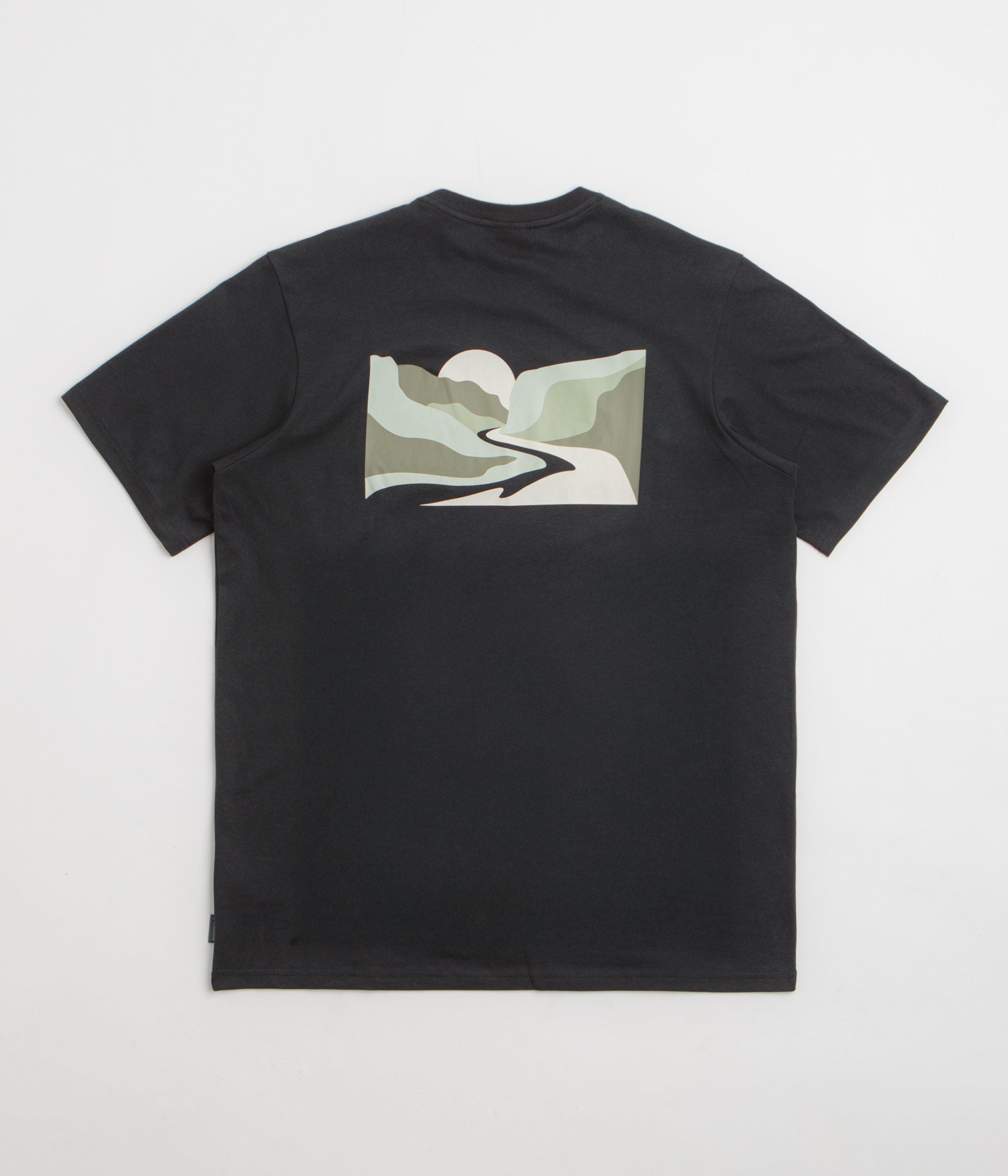 Columbia Explorers Canyon Back T-Shirt - Black / Trailscape