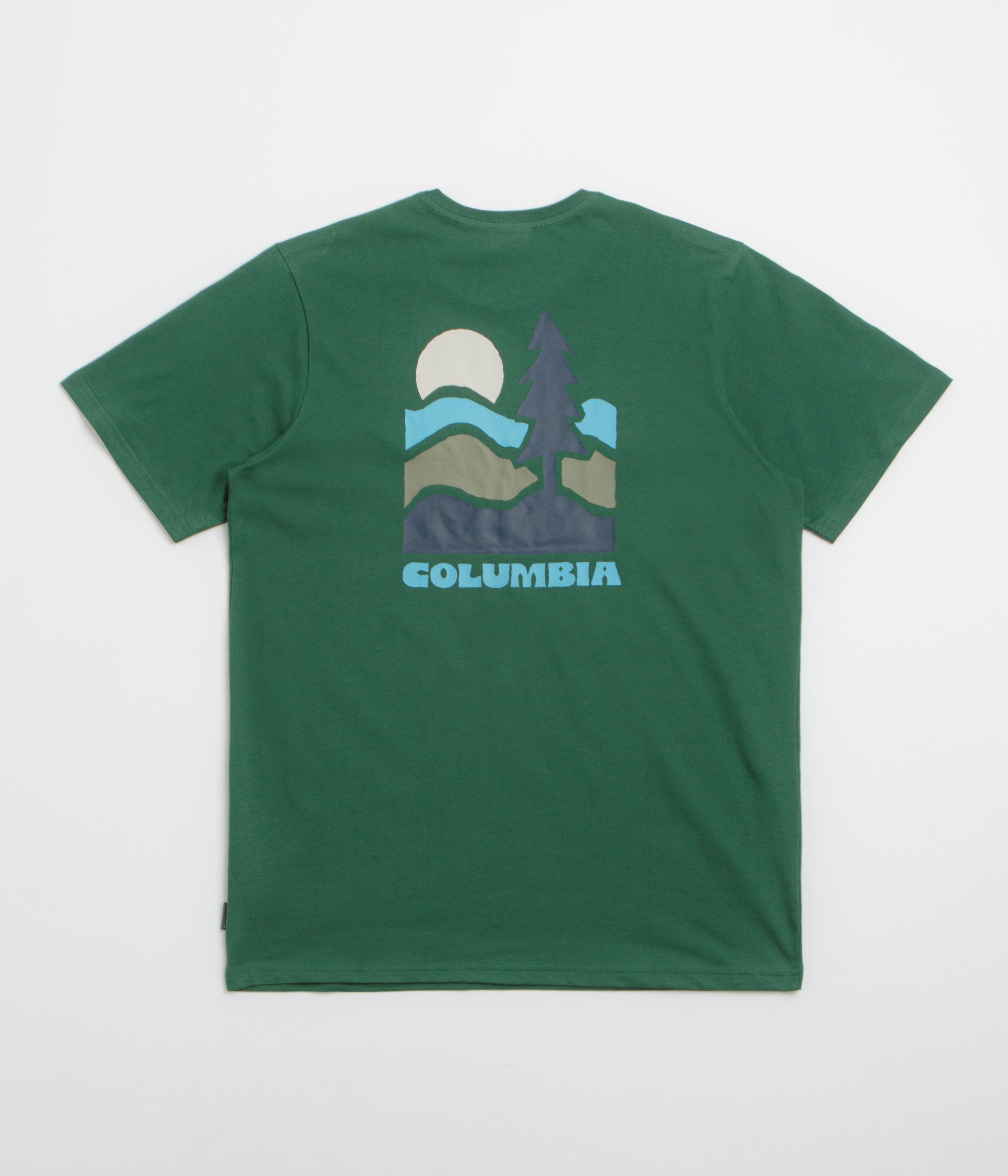 Columbia Explorers Canyon Back T-Shirt - Rain Forest / Get Hiked