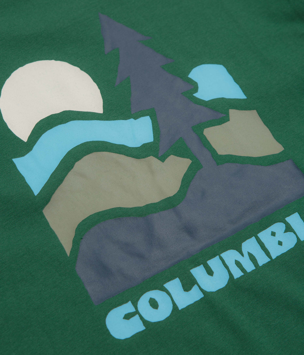 Columbia Explorers Canyon Back T-Shirt - Rain Forest / Get Hiked