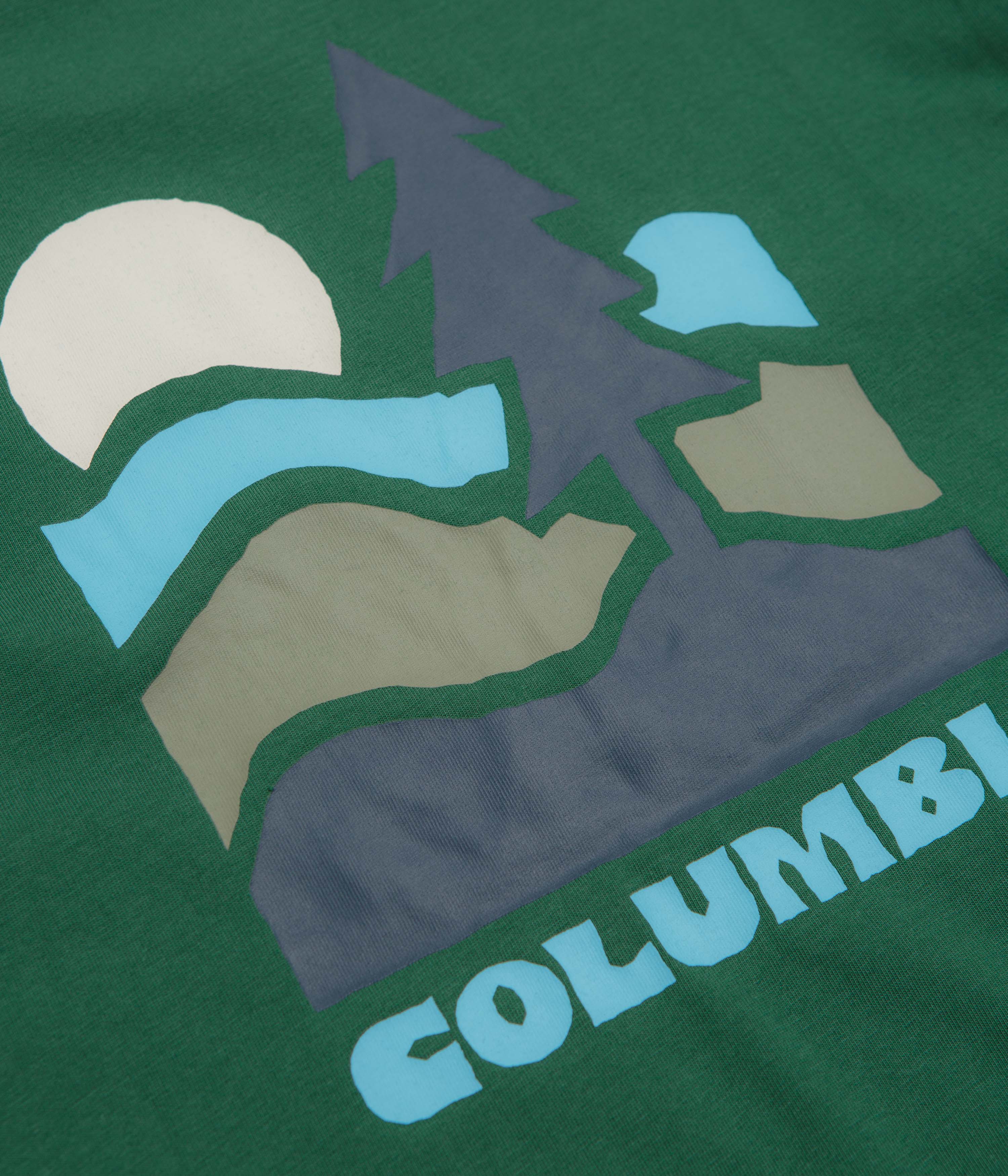 Columbia Explorers Canyon Back T-Shirt - Rain Forest / Get Hiked
