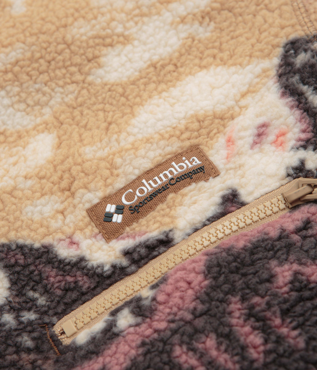 Columbia Helvetia II Printed Half Snap Fleece - Camel Brown / Sisters