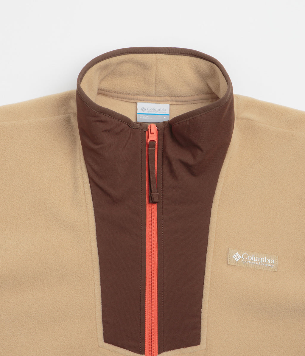Columbia Sequoia Grove Half Zip Fleece - Canoe / Dark Stone / Tobacco