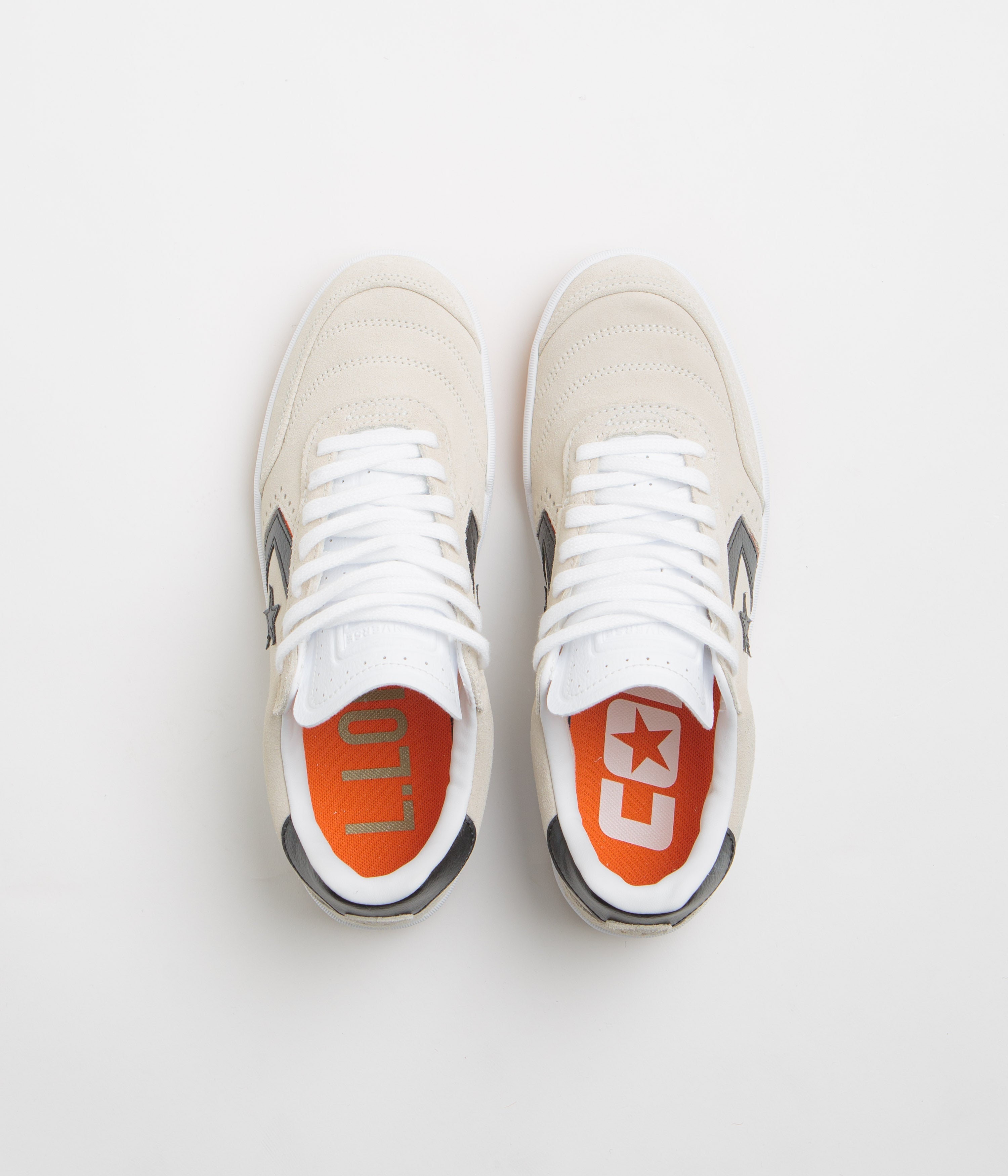 Converse Cons Louie Lopez Pro 2 Shoes - Egret / White / Orange