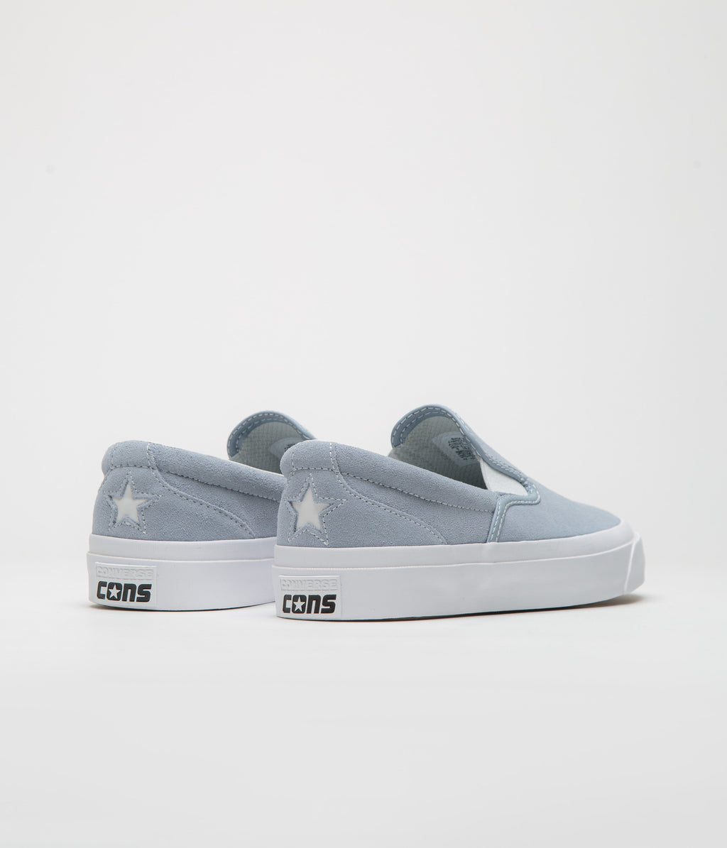 Converse One Star CC Slip Pro Shoes - Wet Stone / White / White