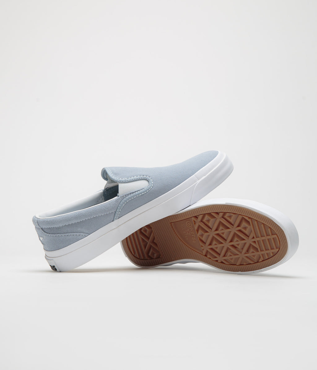 Converse One Star CC Slip Pro Shoes - Wet Stone / White / White