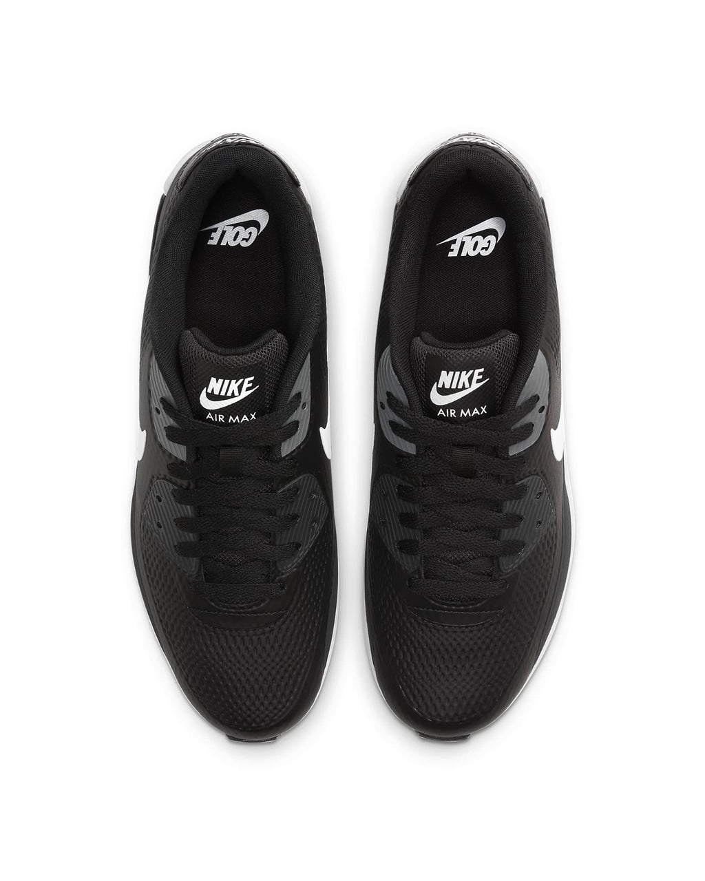 Men's Nike Air Max 90 G "Golf Shoe" Black/White-Anthracite (CU9978 002)