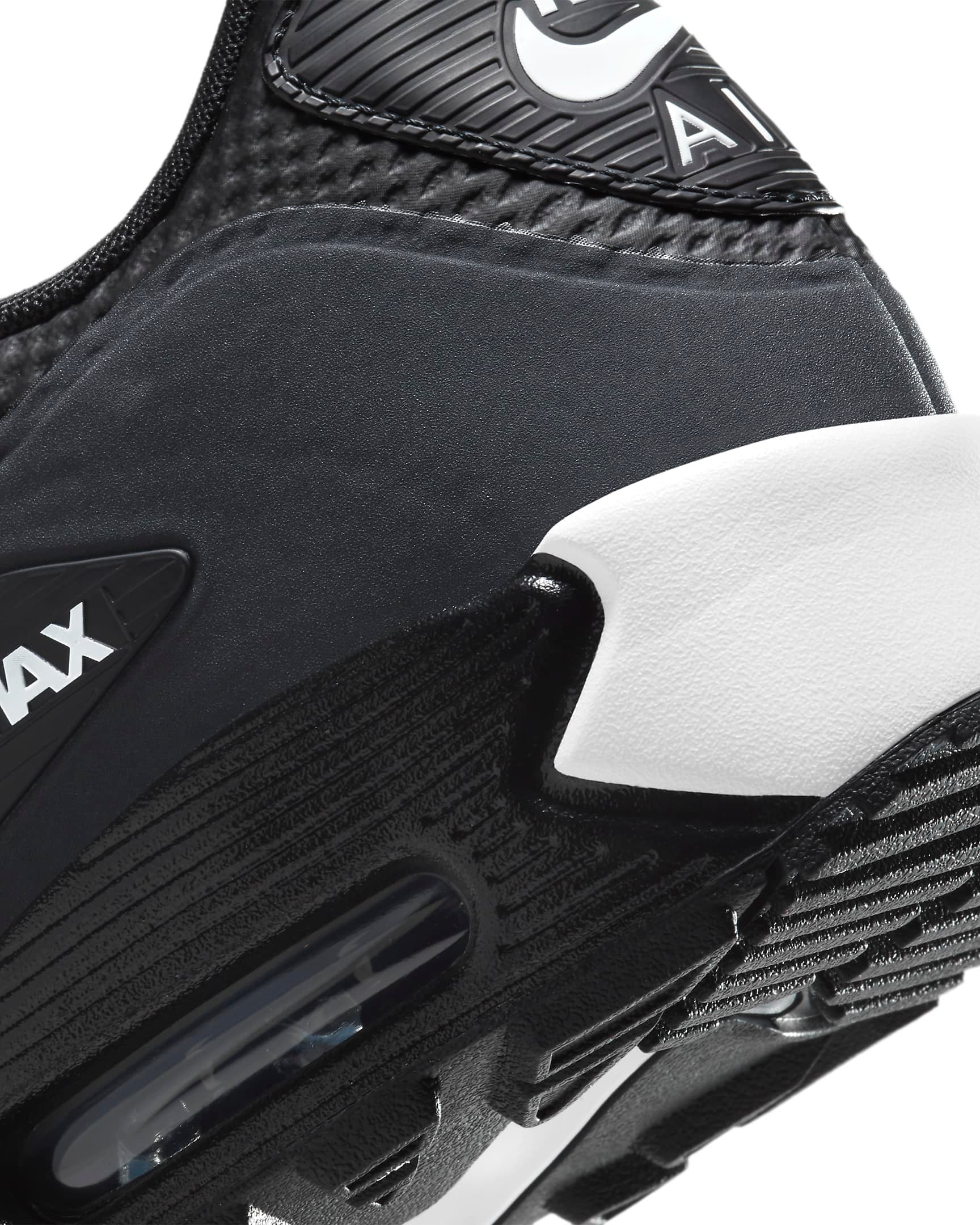 Men's Nike Air Max 90 G "Golf Shoe" Black/White-Anthracite (CU9978 002)