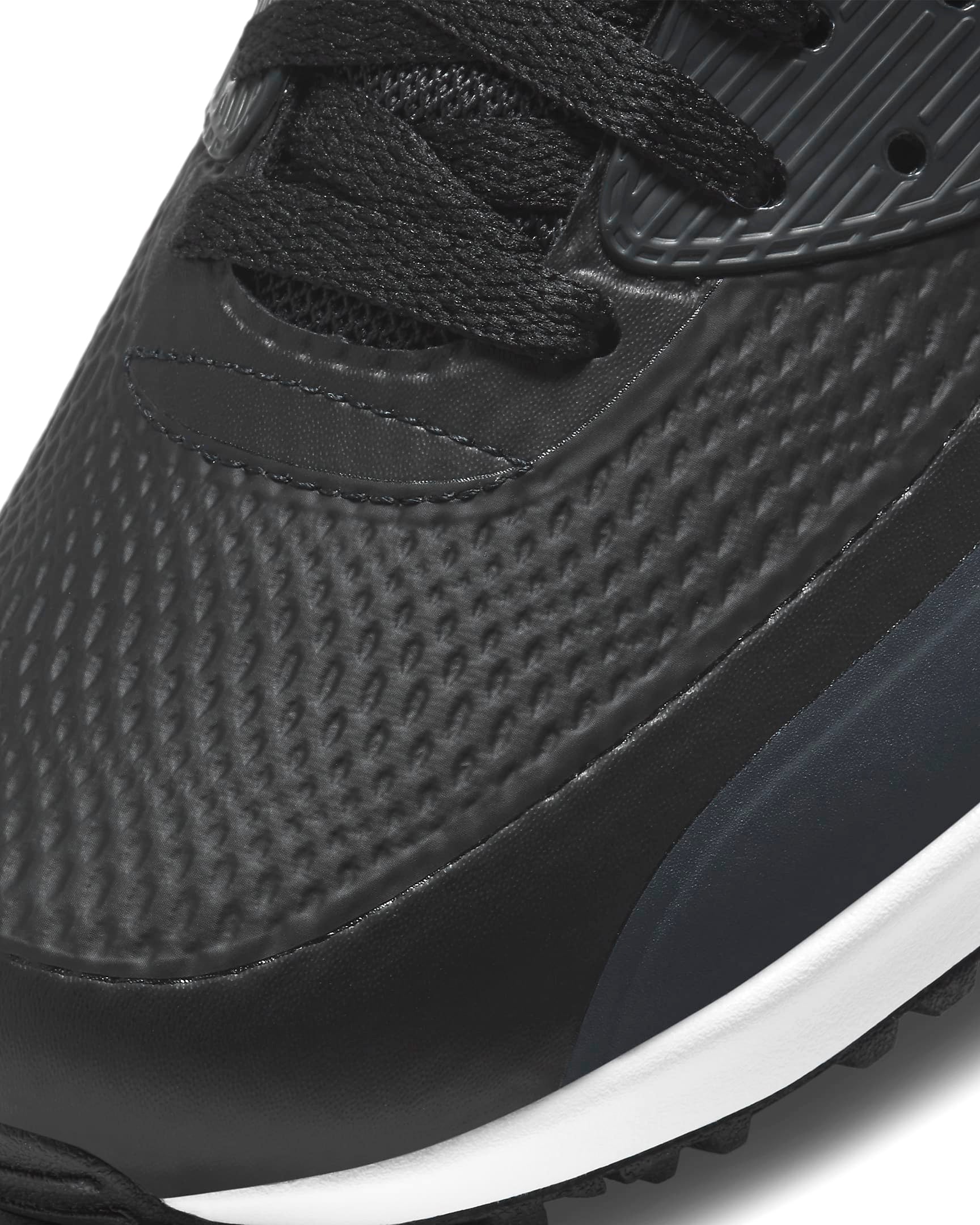 Men's Nike Air Max 90 G "Golf Shoe" Black/White-Anthracite (CU9978 002)
