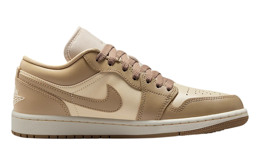 Women's Jordan 1 Low Rattan/Desert Camo-Sail (DC0774 203)