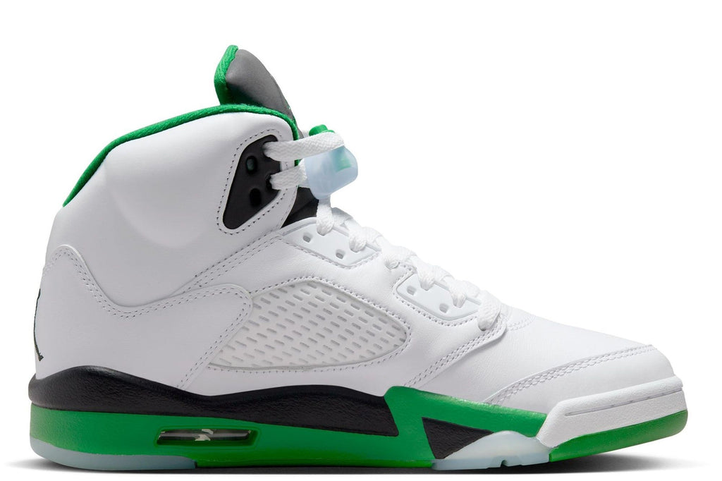 Women's Jordan 5 Retro White/Lucky Green-Black (DD9336 103)