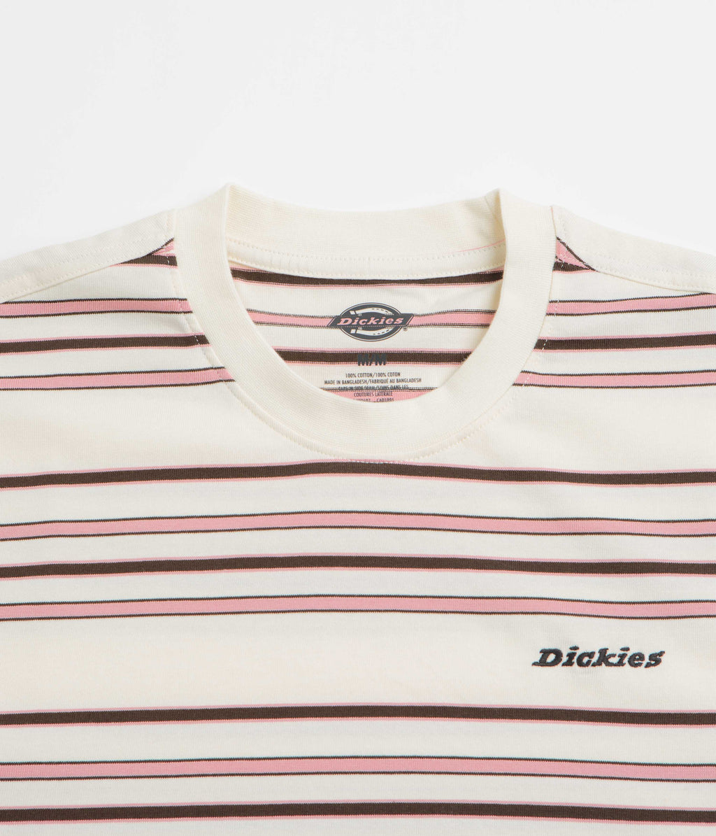 Dickies East Liberty Stripe T-Shirt - Egret
