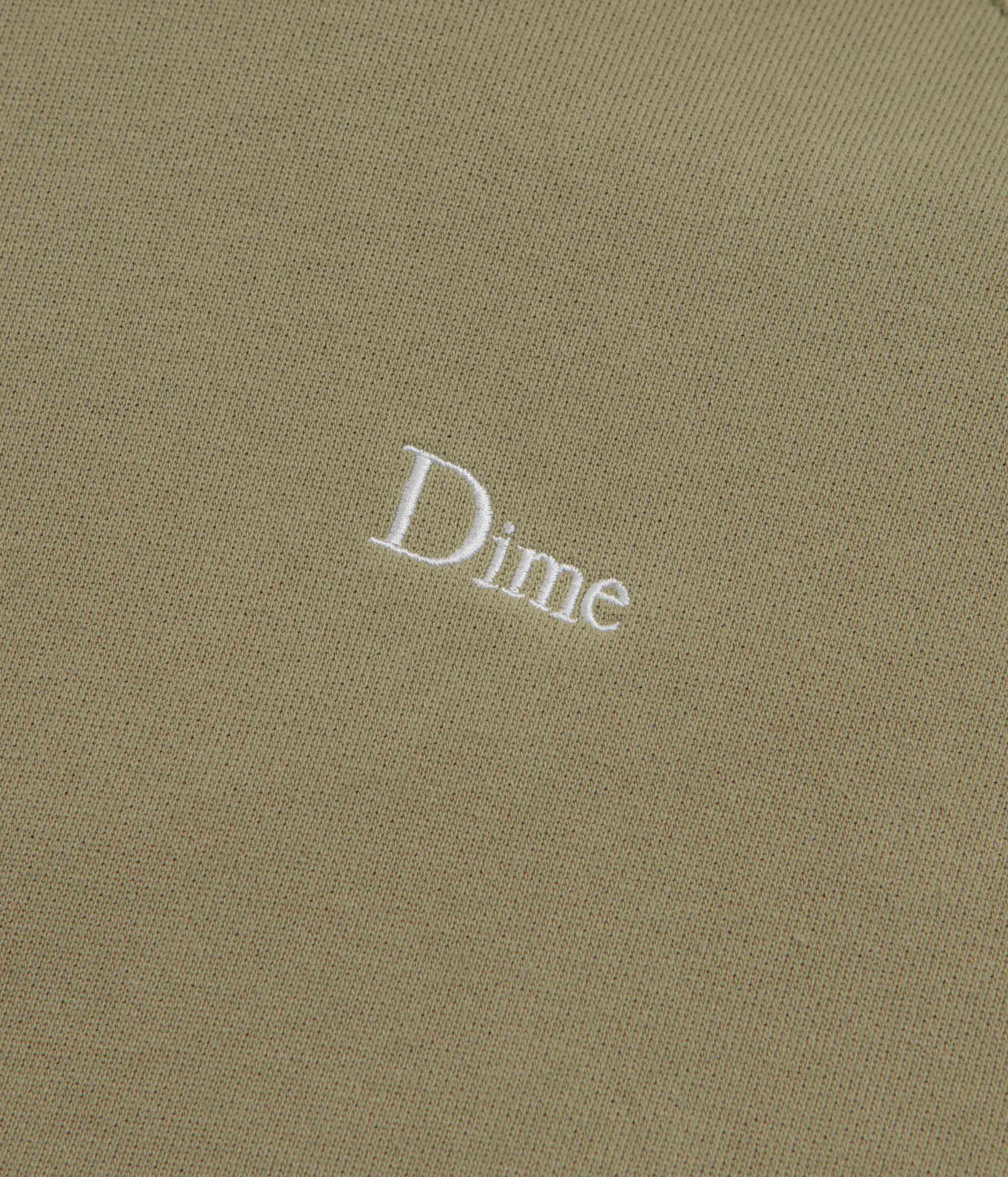 Dime Classic Small Logo Hoodie - Military Olive