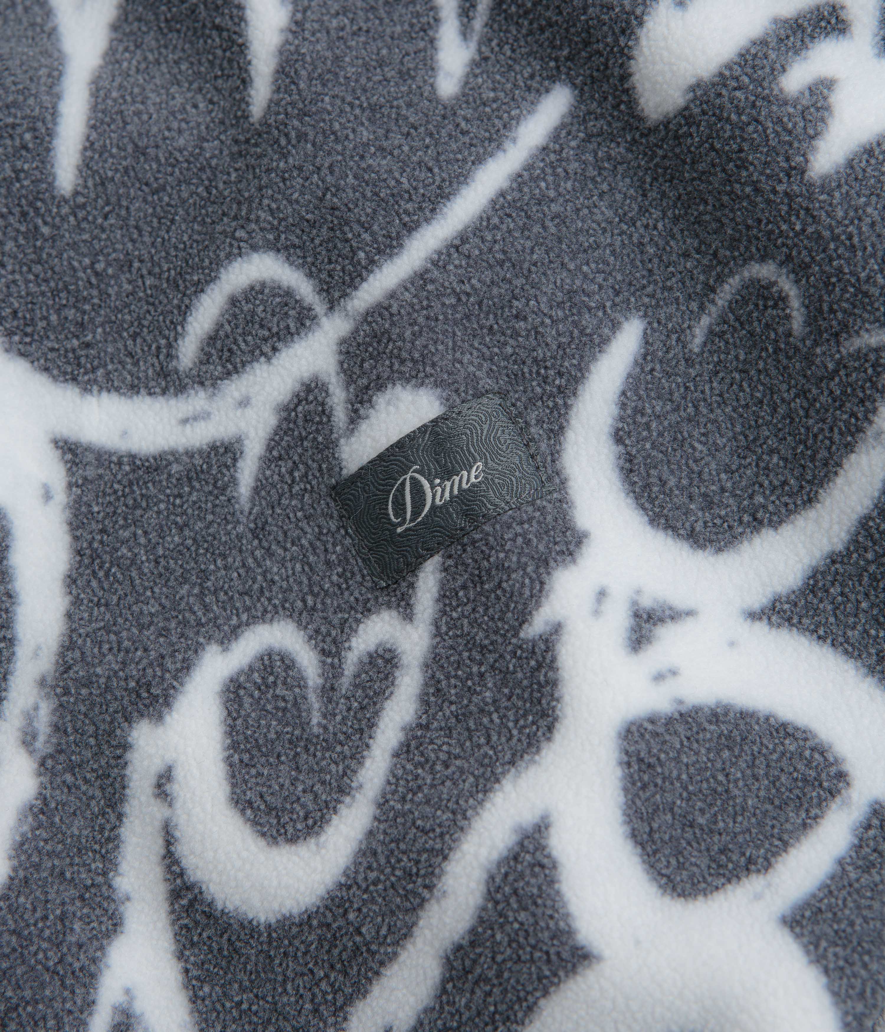 Dime Reversible Chilling Full Zip Fleece - Grey / Black