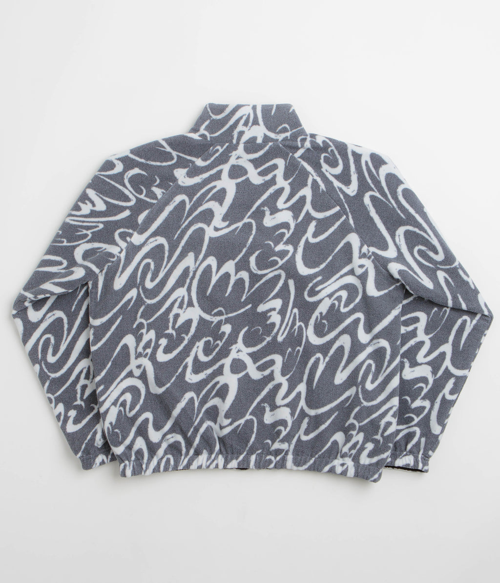 Dime Reversible Chilling Full Zip Fleece - Grey / Black
