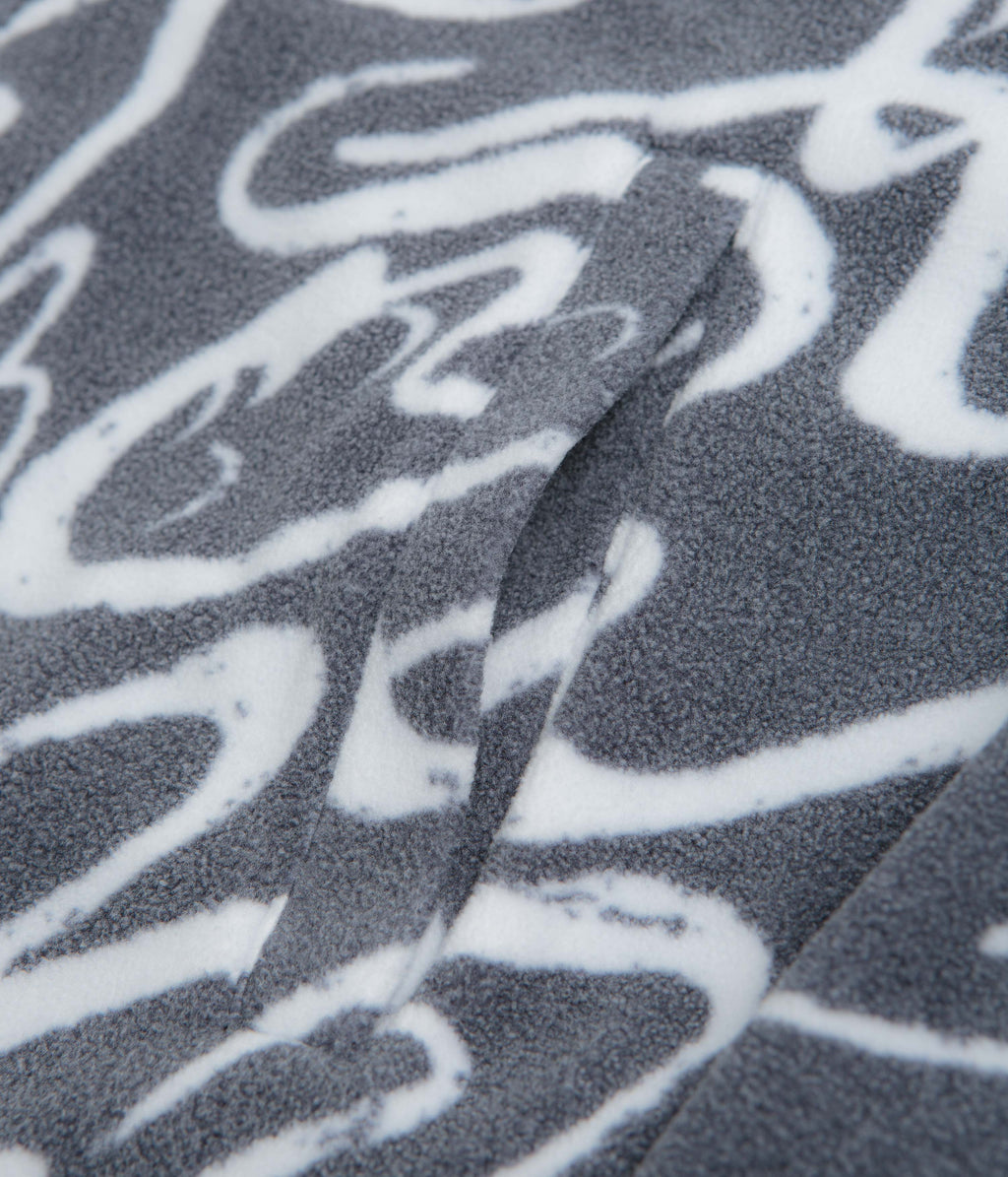Dime Reversible Chilling Full Zip Fleece - Grey / Black
