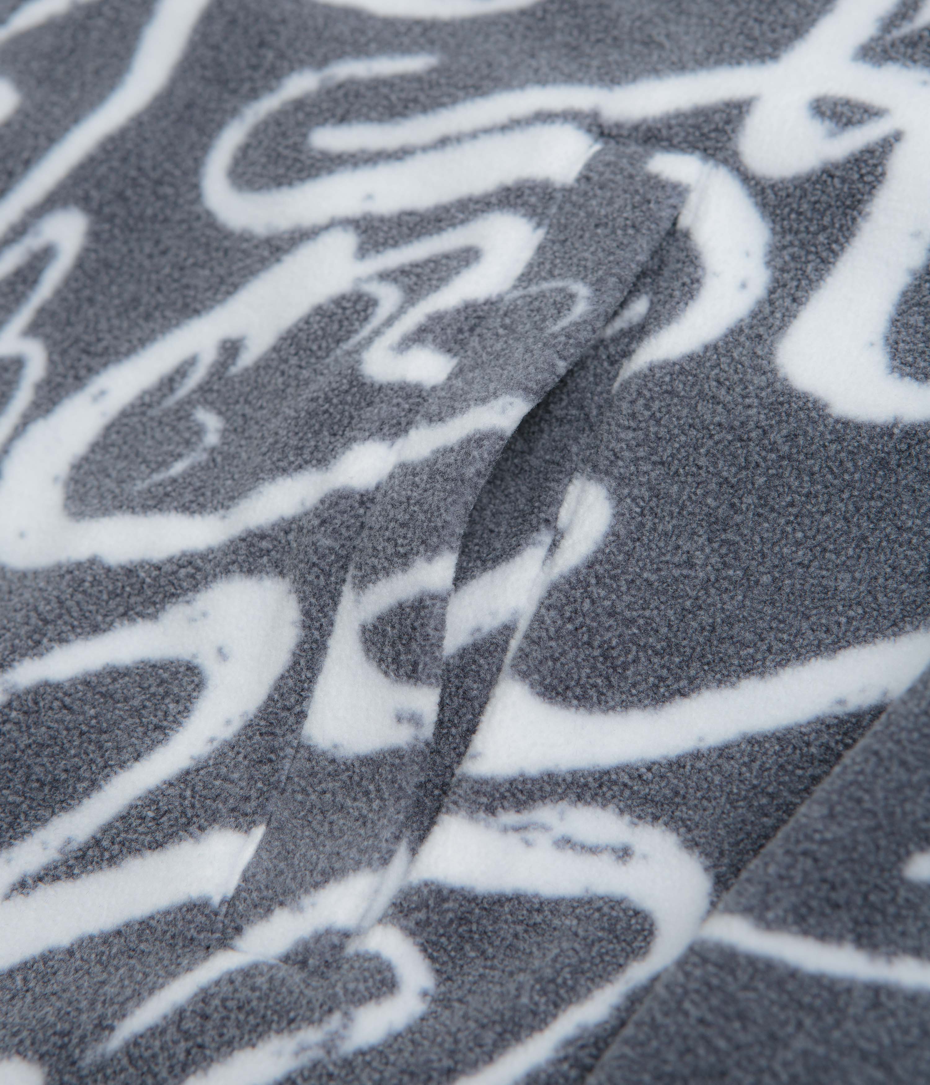 Dime Reversible Chilling Full Zip Fleece - Grey / Black