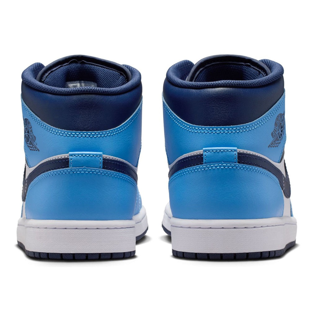 Men's Jordan 1 Mid University Blue/Midnight Navy (DQ8426 405)