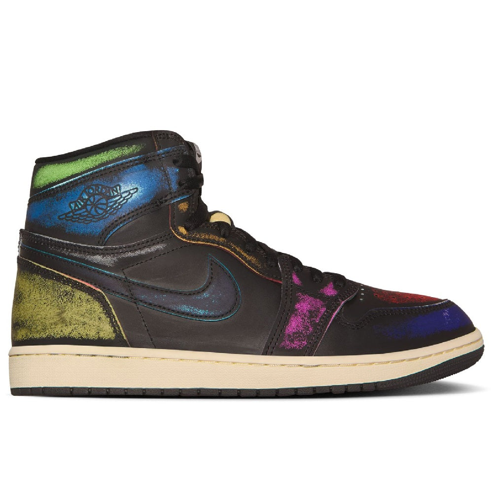 Men's Jordan 1 Retro High OG "Self Expression" Black/Black-Muslin (DZ5485 002)