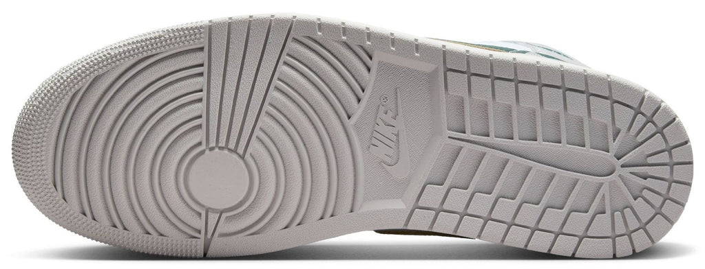 Men's Jordan 1 Mid SE White/Oxidized Green-Sail (FQ7720 103)