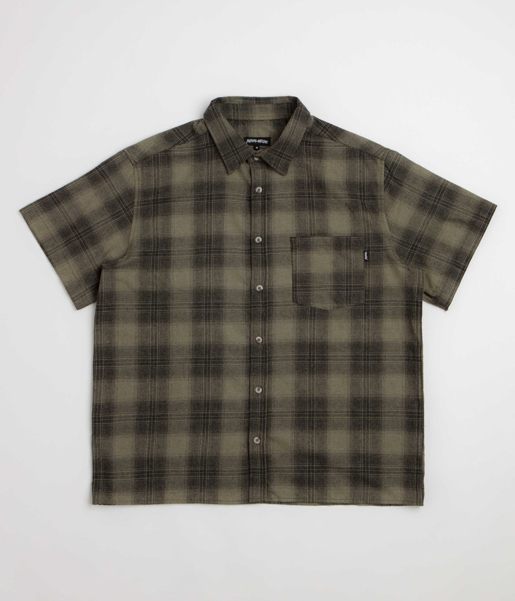Fucking Awesome Blake's Short Sleeve Shirt - Green / Black