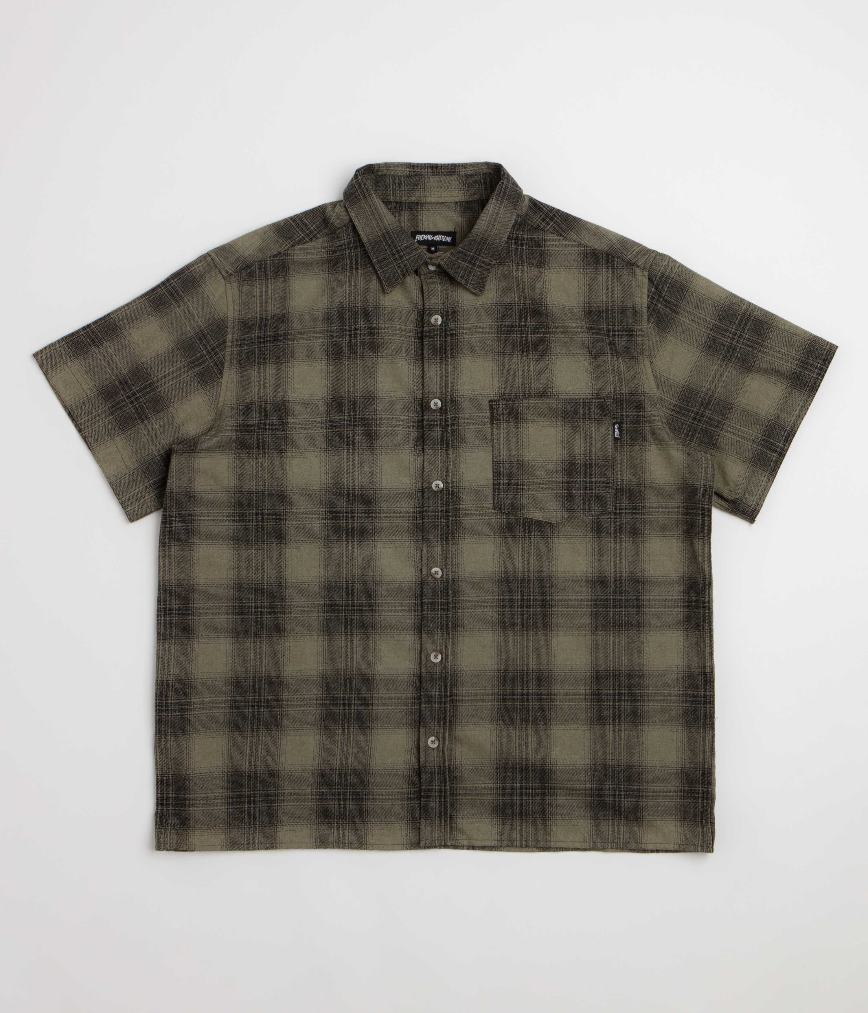 Fucking Awesome Blake's Short Sleeve Shirt - Green / Black
