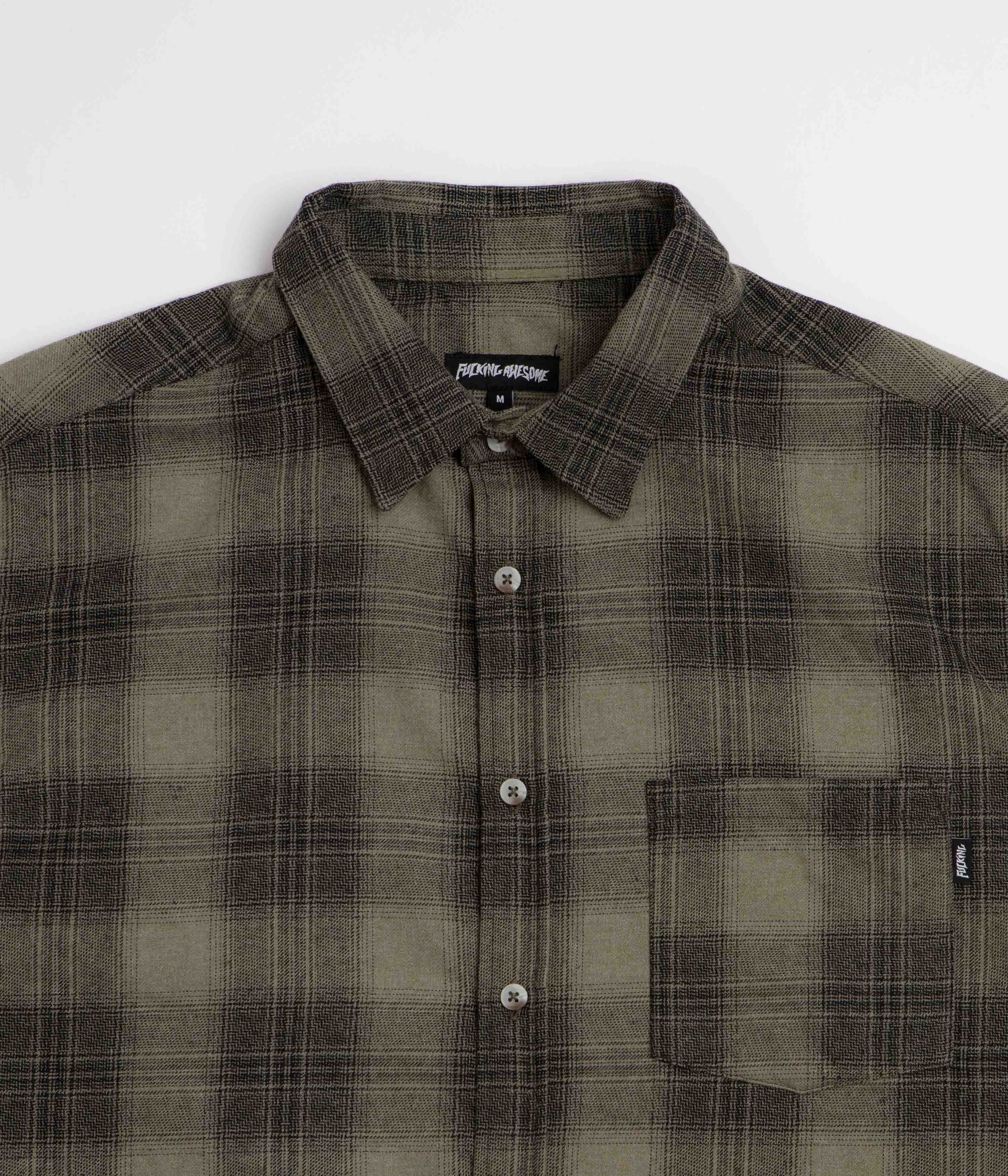 Fucking Awesome Blake's Short Sleeve Shirt - Green / Black