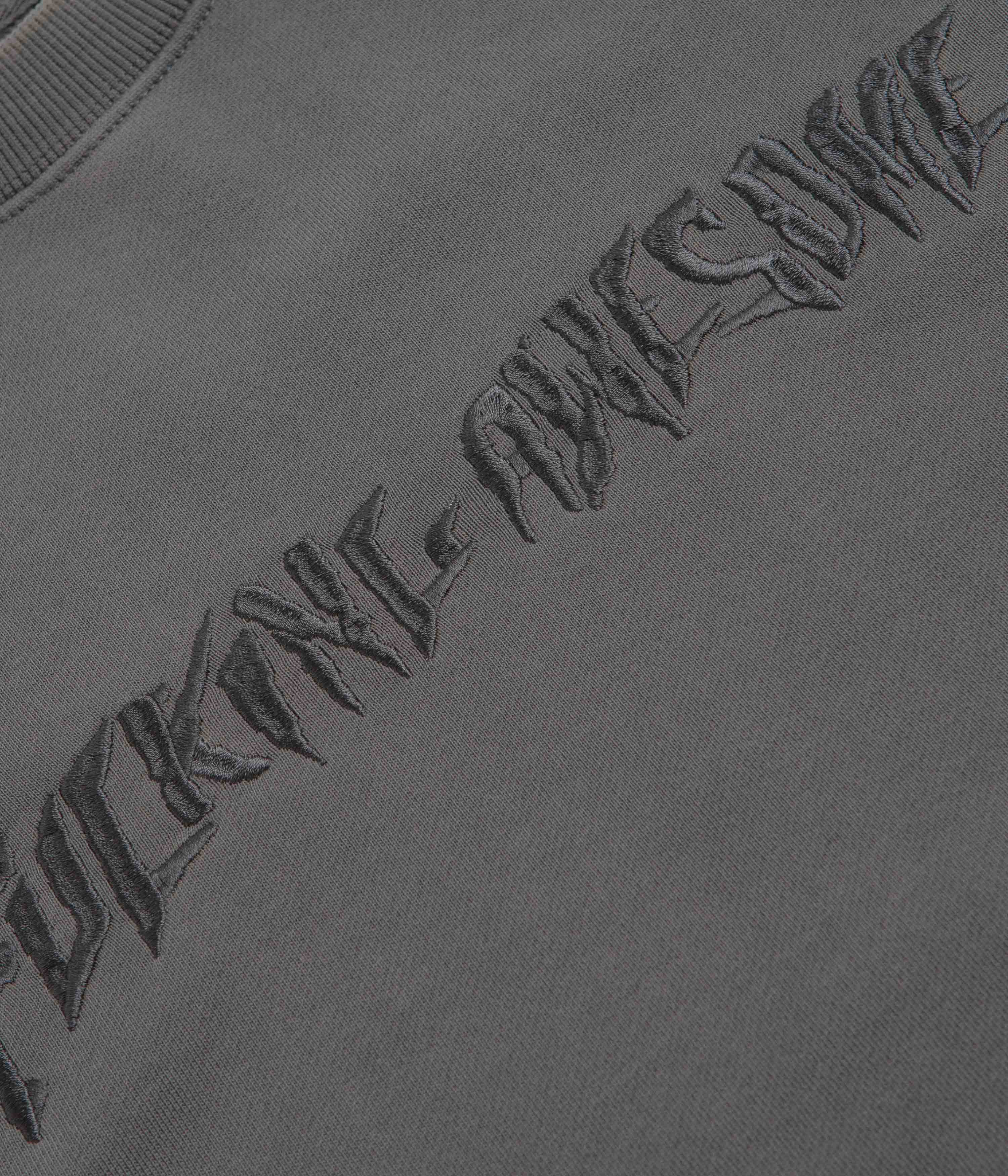 Fucking Awesome Distressed Stamp Crewneck Sweatshirt - Black