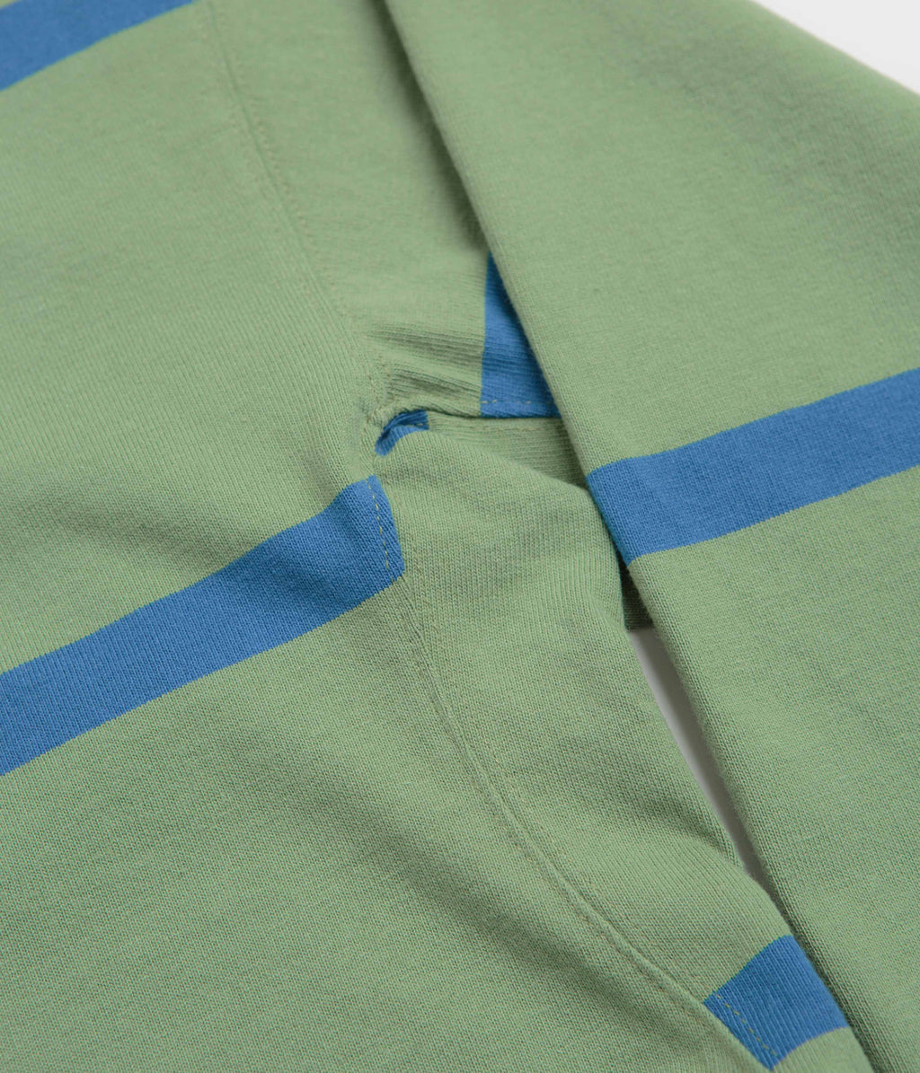 Gramicci Langdon Rugby Shirt - Olive / Blue