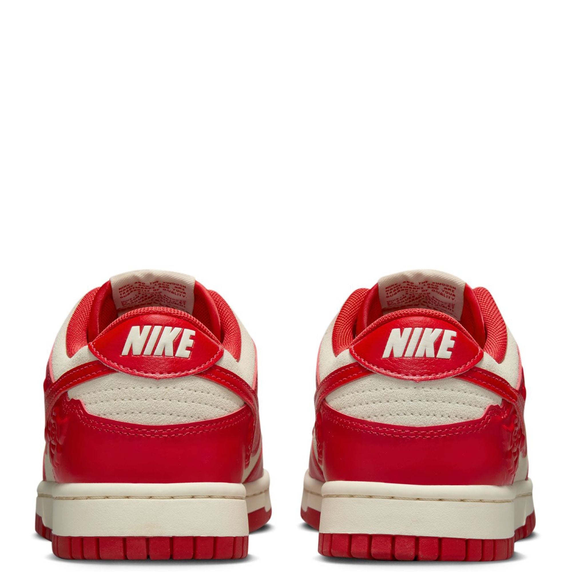 Women's Nike Dunk Low "Red Roses" Coconut Milk/Univer Red (HF1986 100)