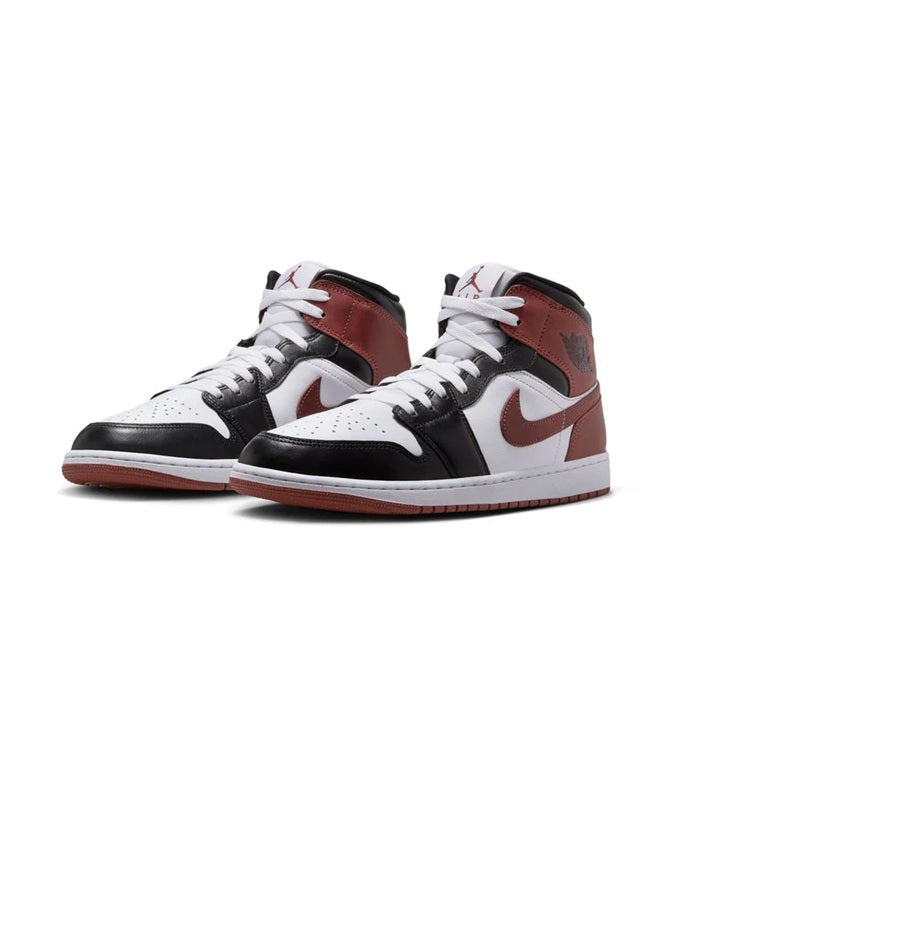 Men's Jordan 1 Mid SE White/Dark Pony-Black (HF3216 102)