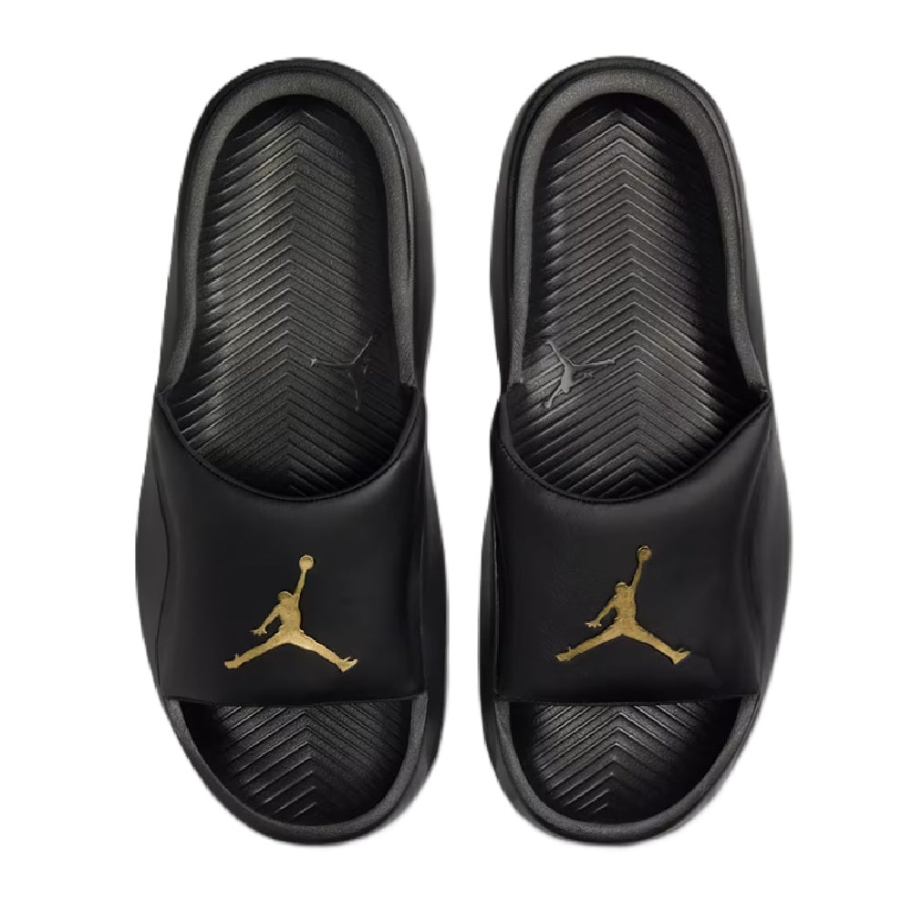 Men's Jordan Franchise Slide Black/Metallic Gold (HF3263 007)