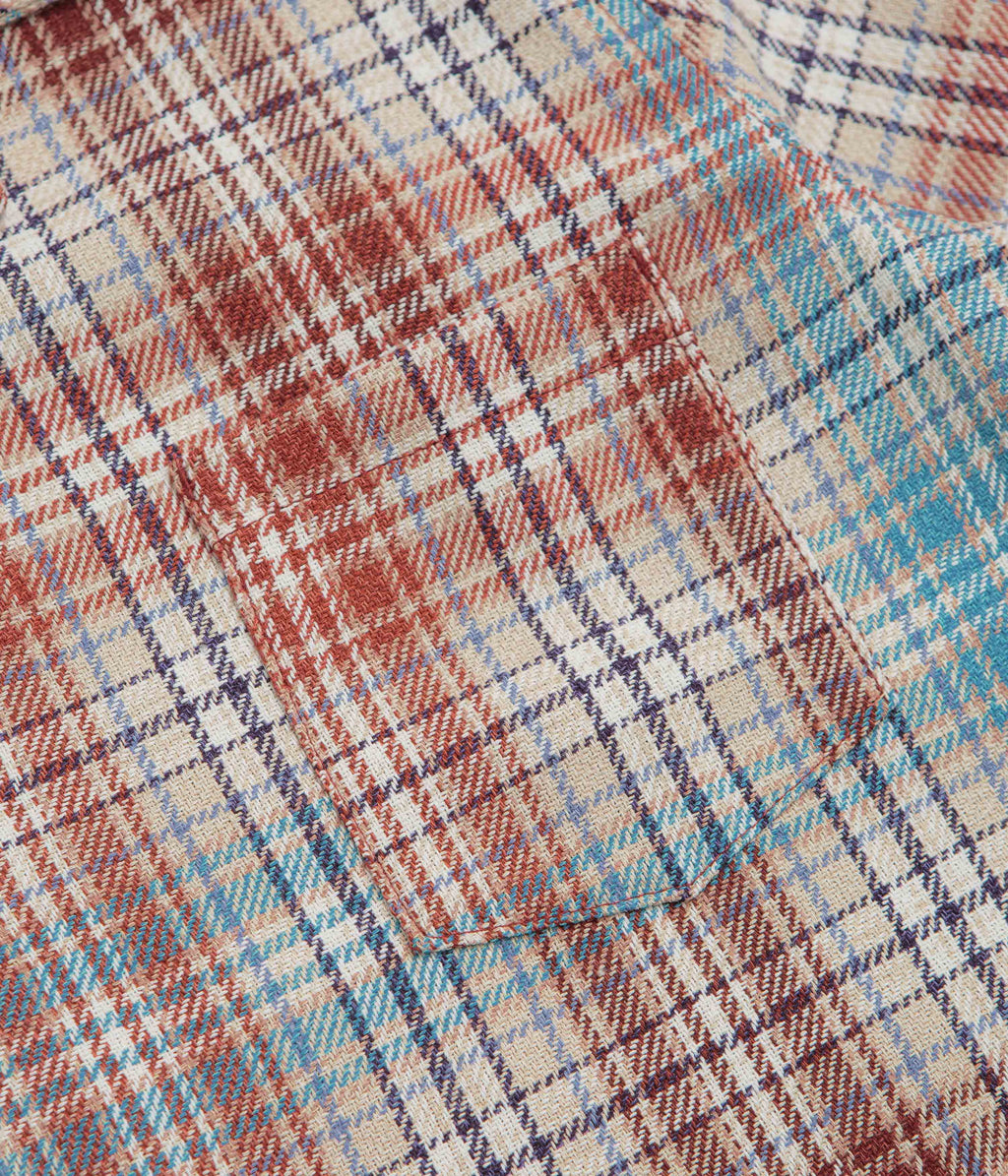 Howlin' Cocktail Short Sleeve Shirt - Brown Check