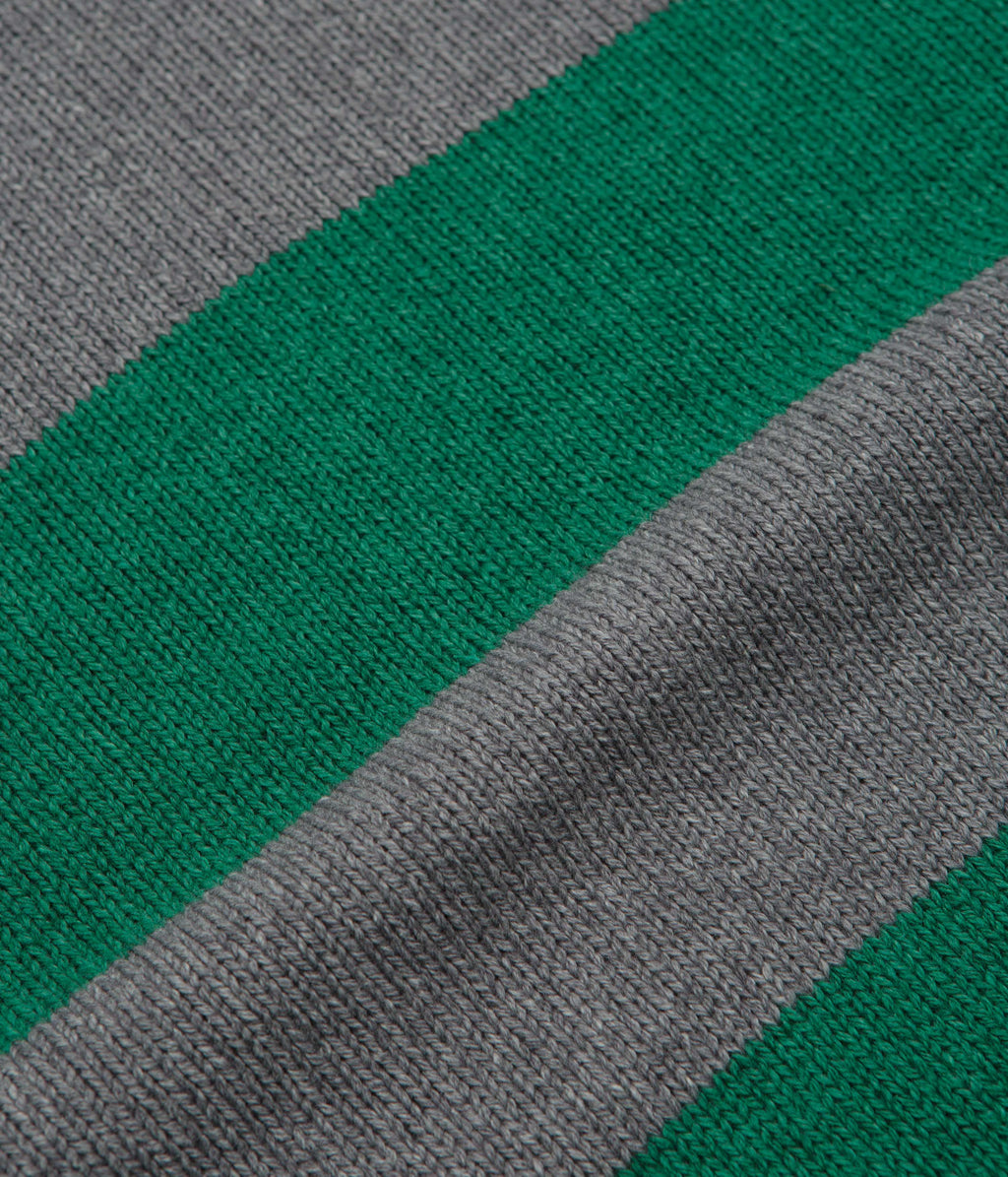 Howlin' College Is Fun Rugby Polo Shirt - Green Whisper