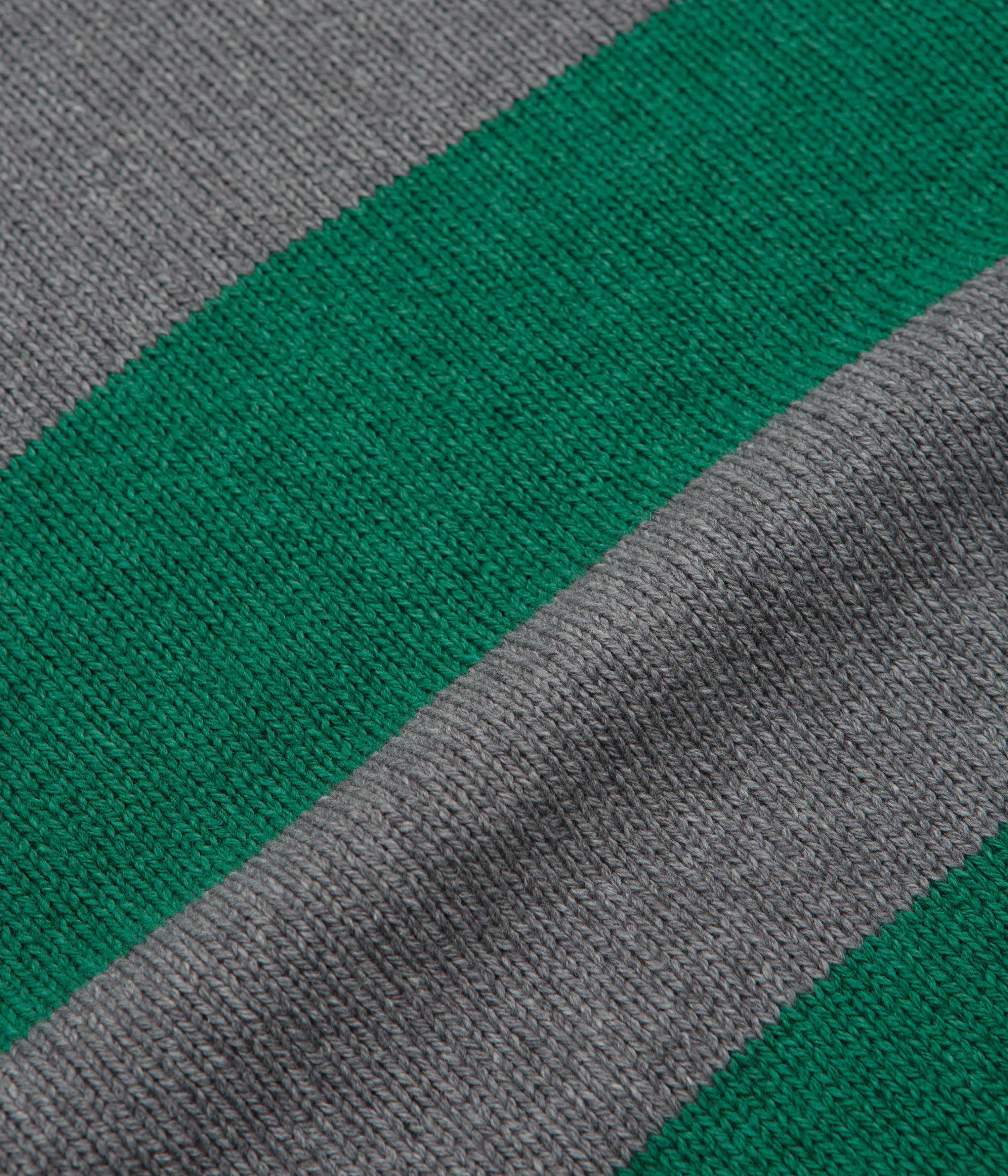 Howlin' College Is Fun Rugby Polo Shirt - Green Whisper