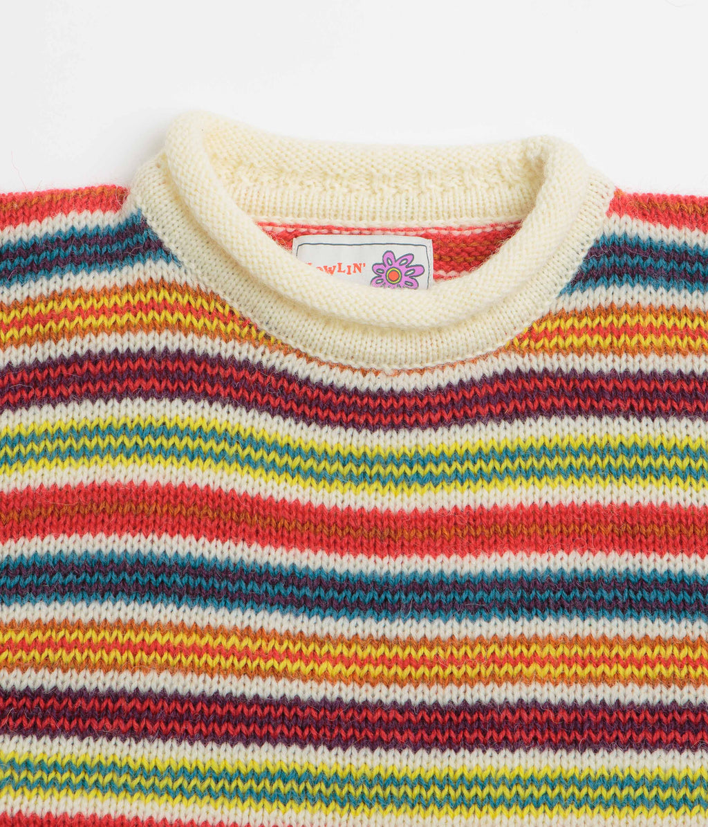 Howlin' Cool In The Pool Crewneck Sweatshirt - Ecru