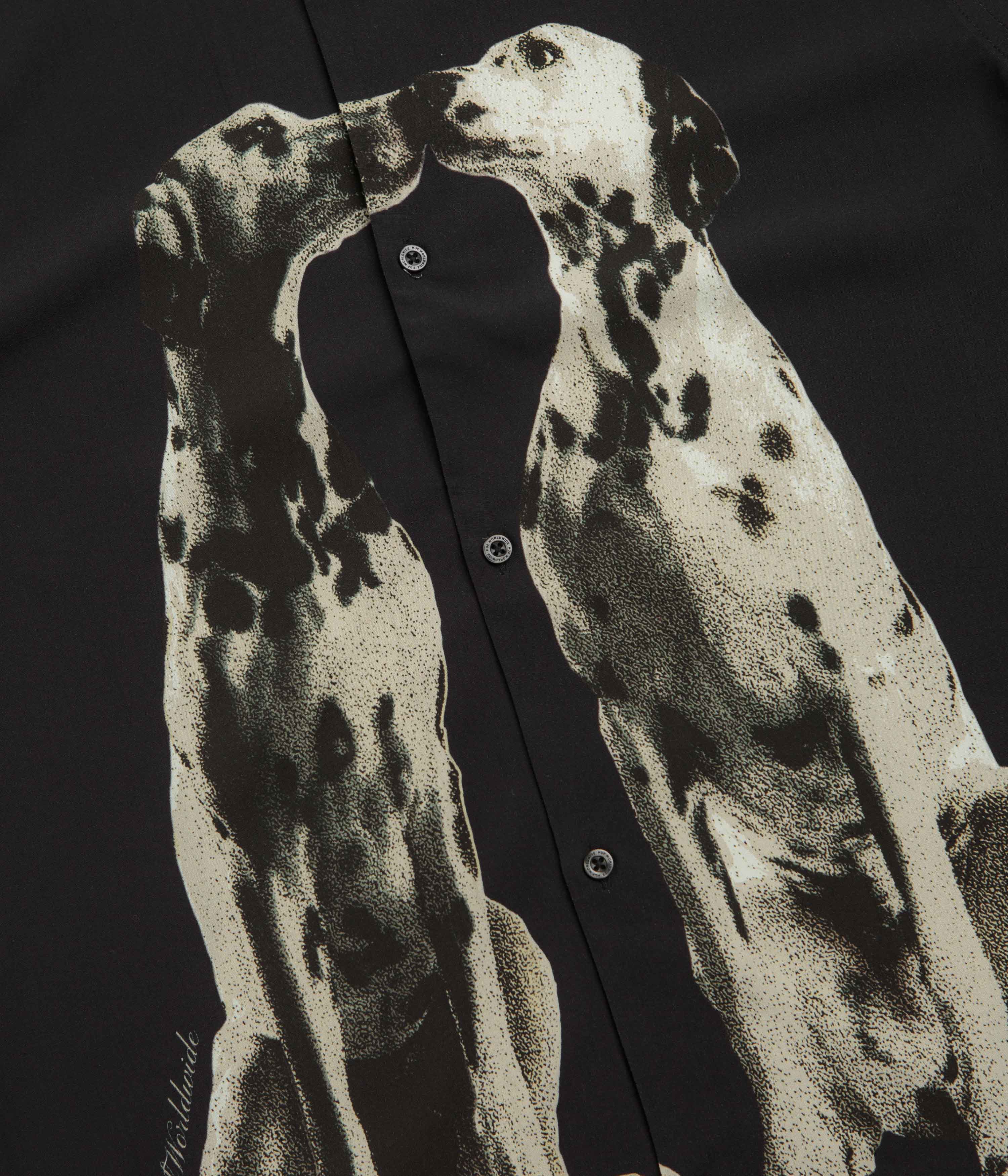 HUF Dogged Short Sleeve Resort Shirt - Black