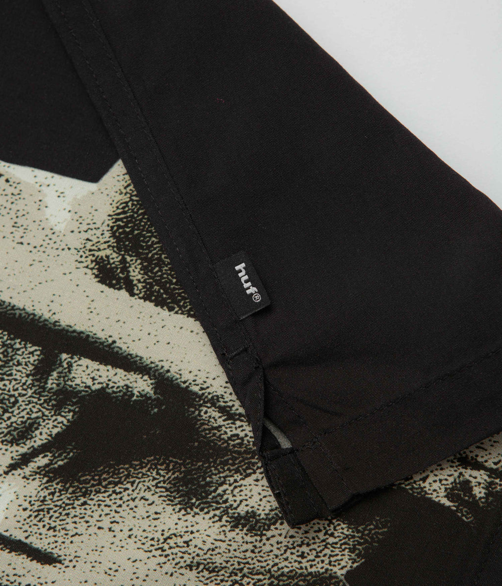 HUF Dogged Short Sleeve Resort Shirt - Black