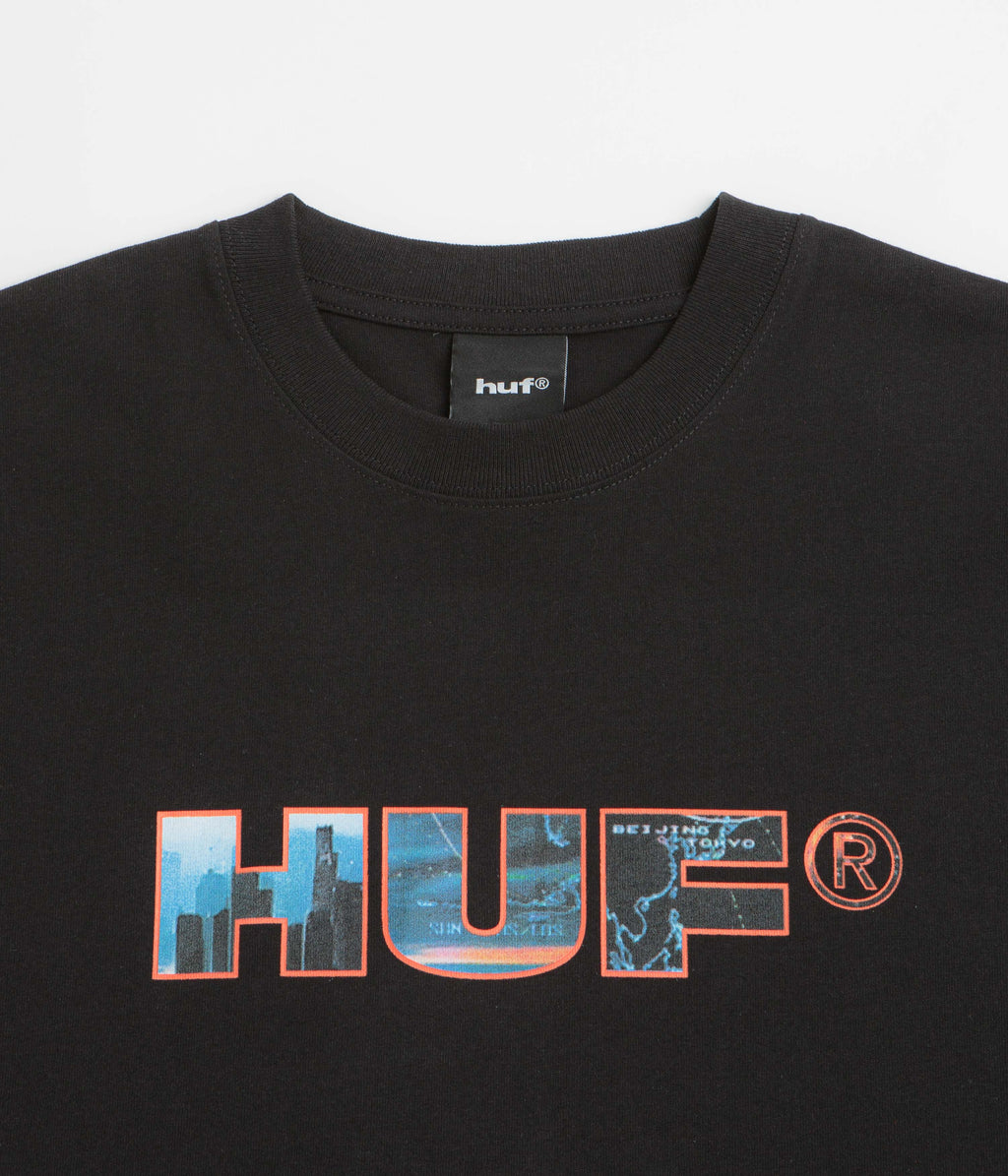 HUF Flight Path T-Shirt - Black