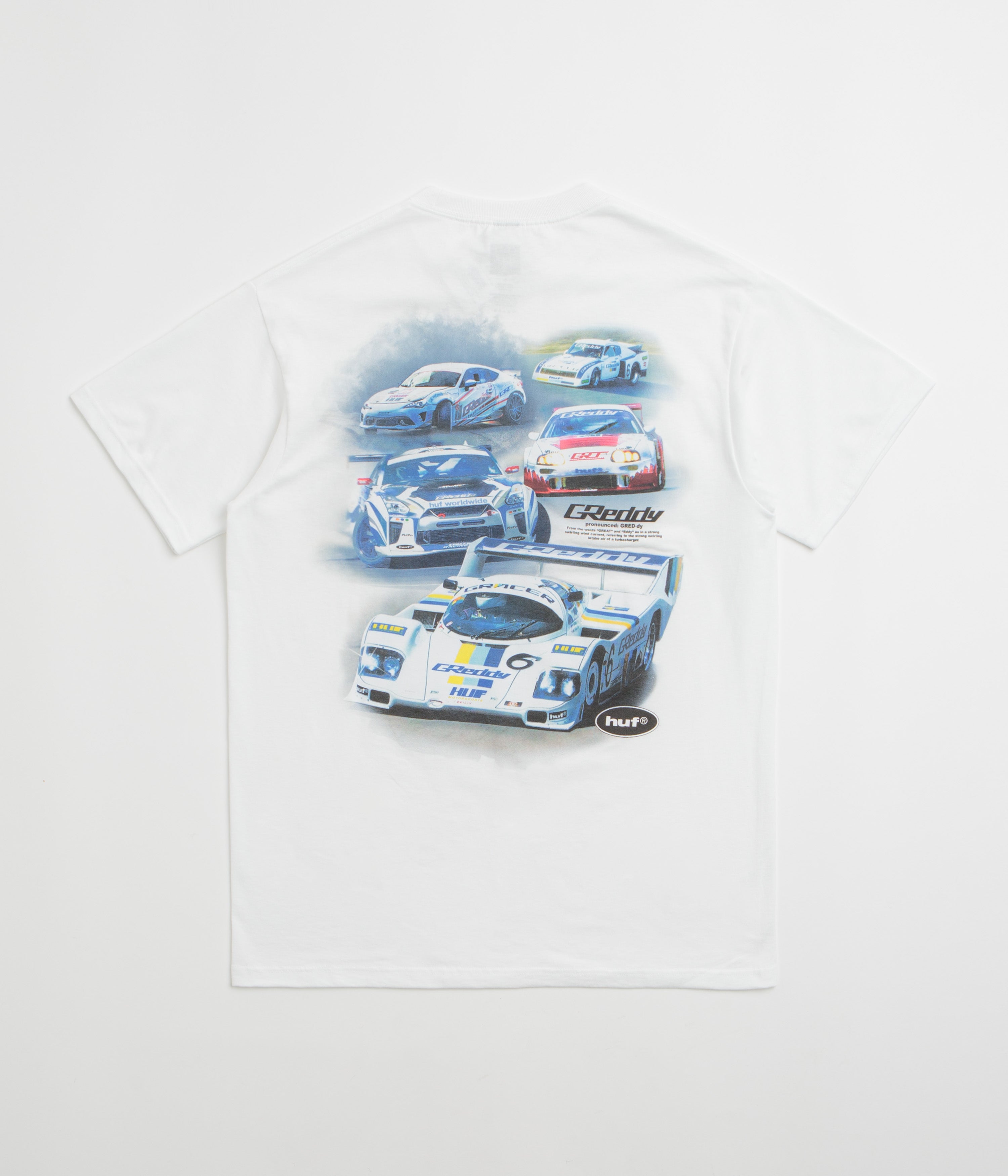 HUF Greddy Showcase T-Shirt - White