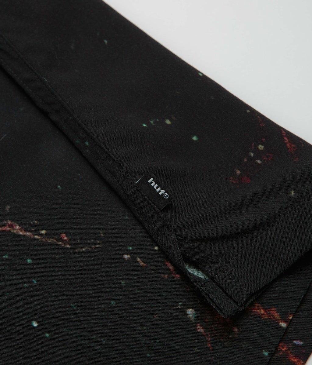 HUF Ground Control Short Sleeve Shirt - Black