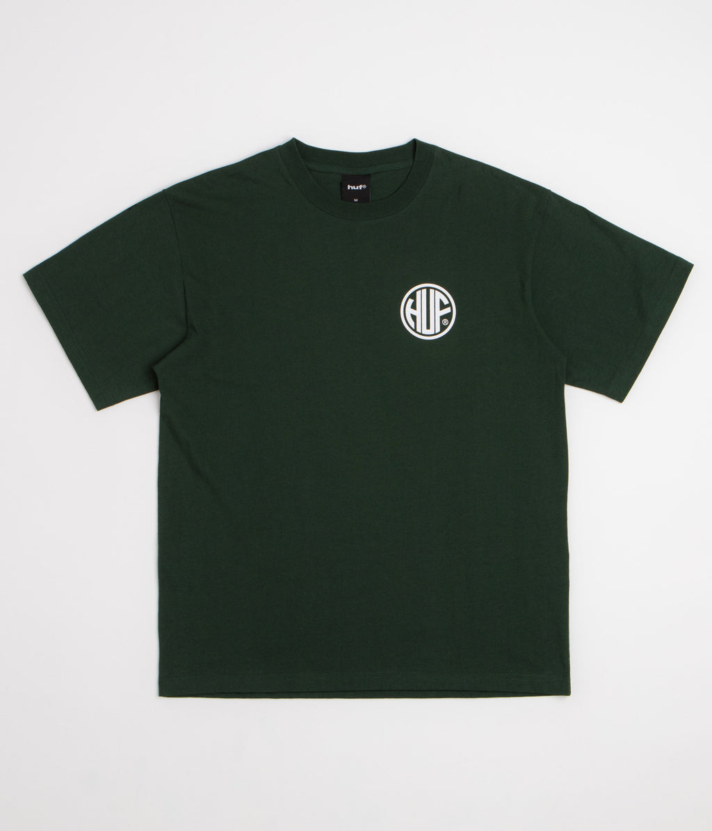 HUF Regional T-Shirt - Forest Green / White