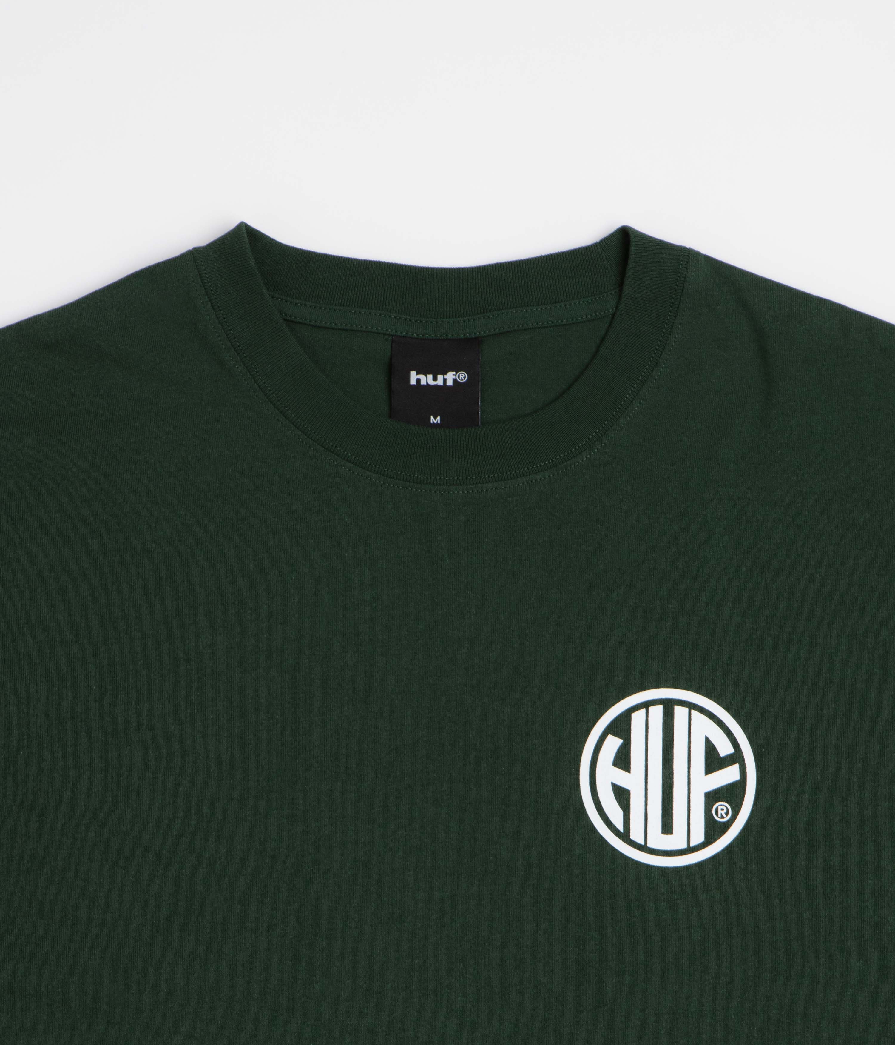 HUF Regional T-Shirt - Forest Green / White