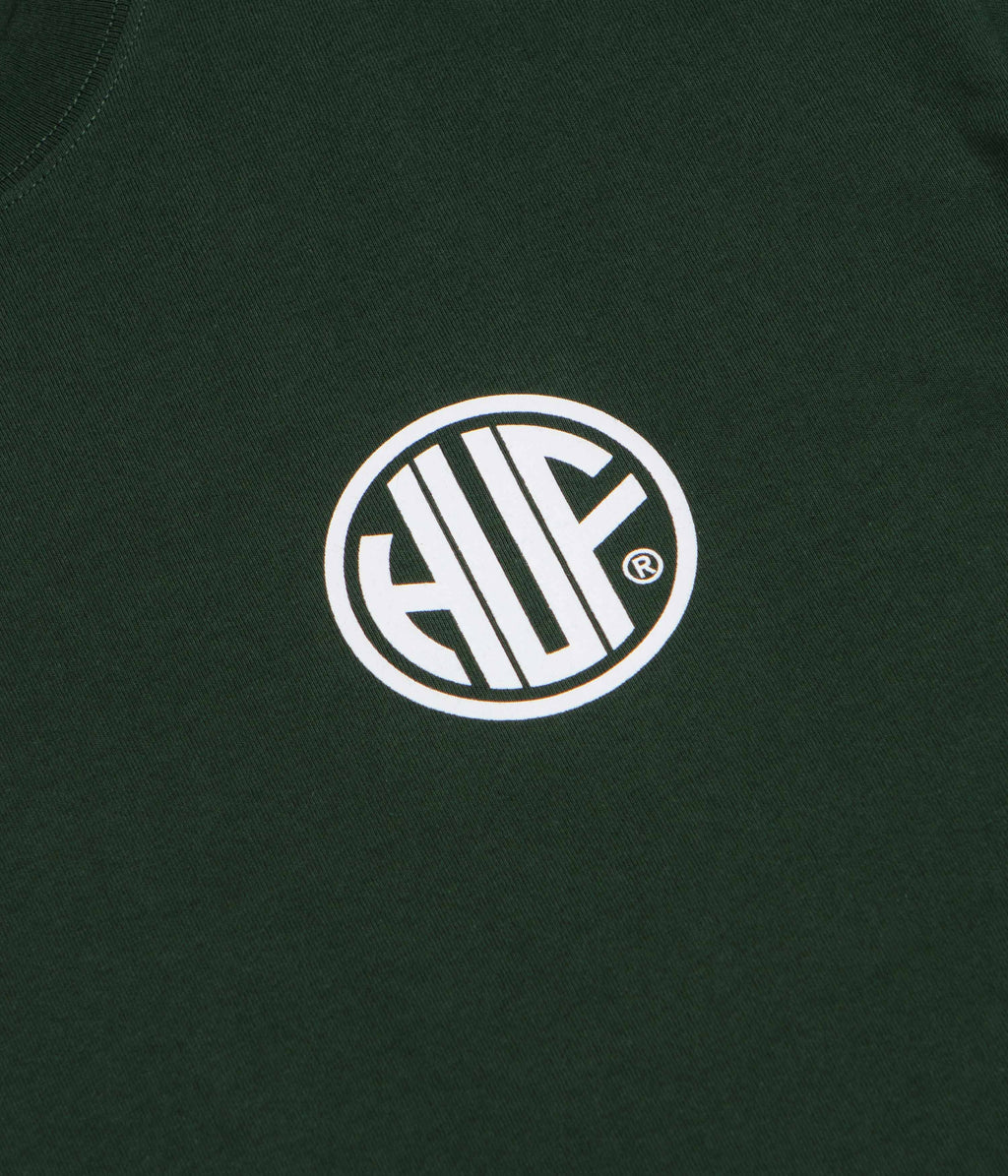 HUF Regional T-Shirt - Forest Green / White