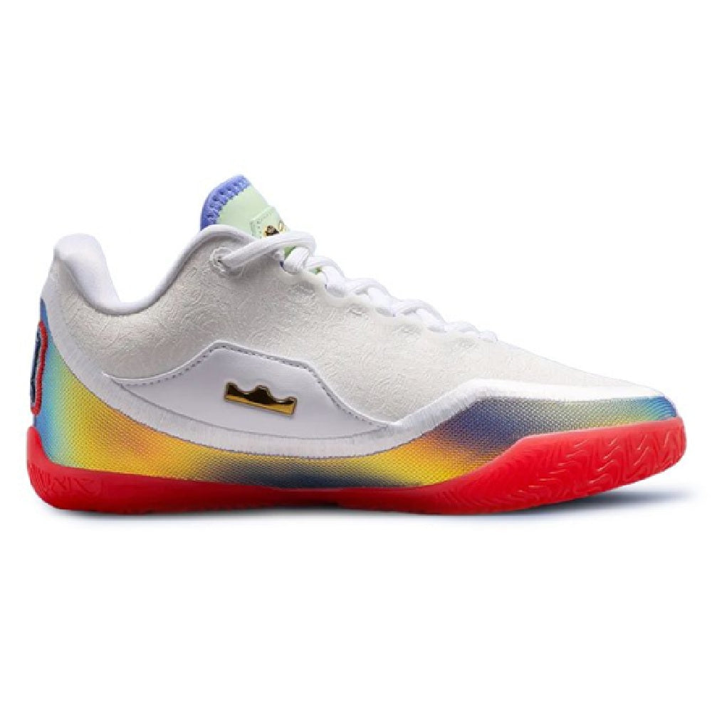 Men's Nike LeBron XXIII "Motor King" Wht/Mul-Clr-Lt Crimson (IB9562 102)